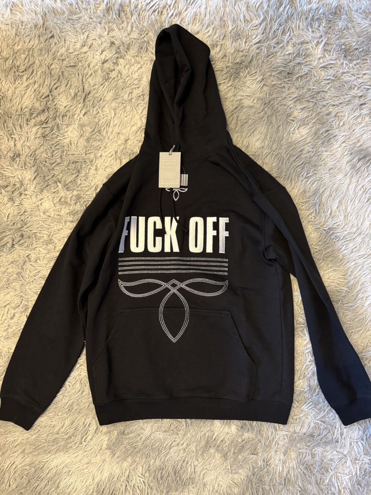 VTMNTS f**k off hoodie Size US XS / EU 42 / 0 - 1 Thumbnail