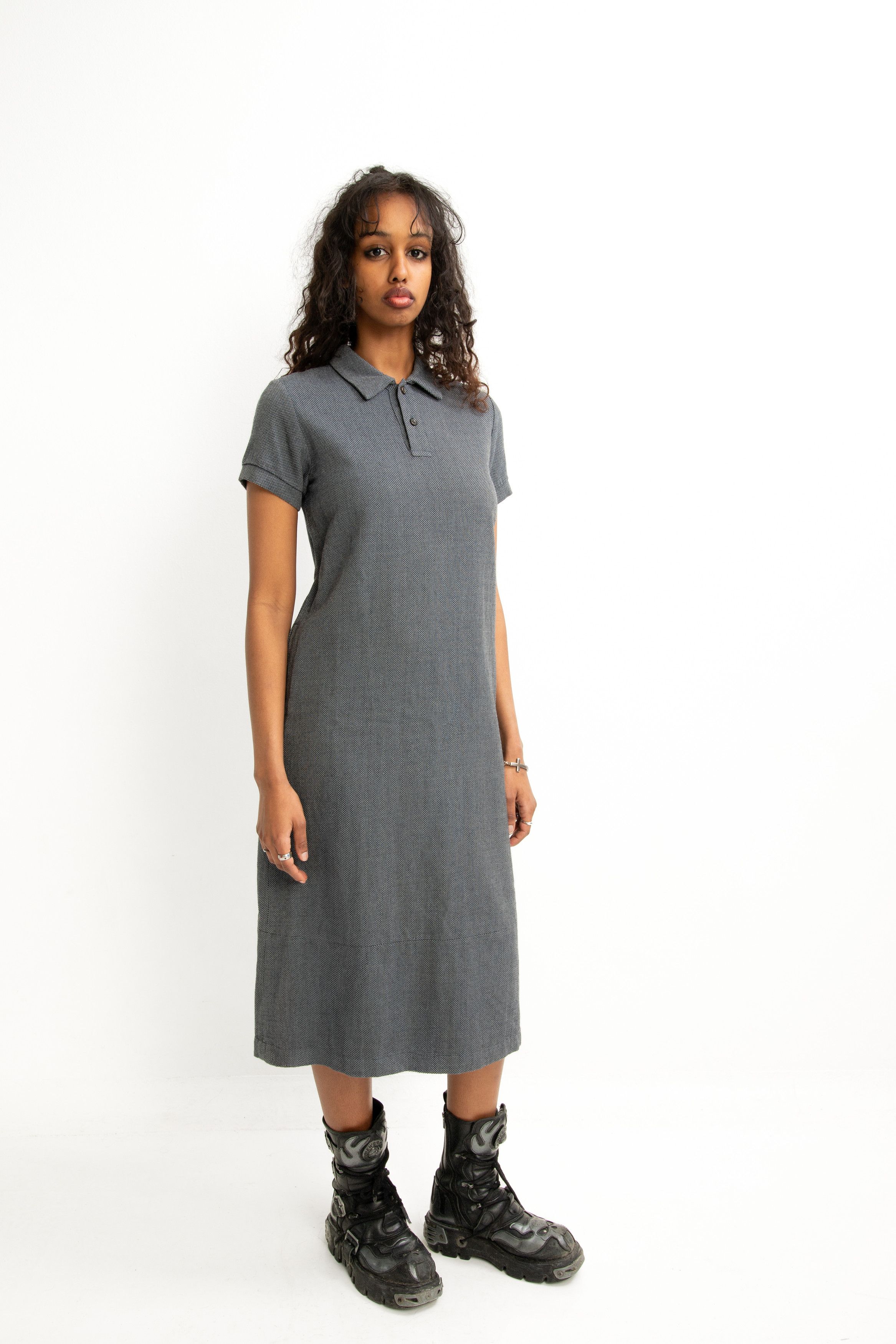 Tricot Comme des Garcons Vintage Tricot Comme Des Garcons Polo Dress Size S / US 4 / IT 40 - 2 Thumbnail