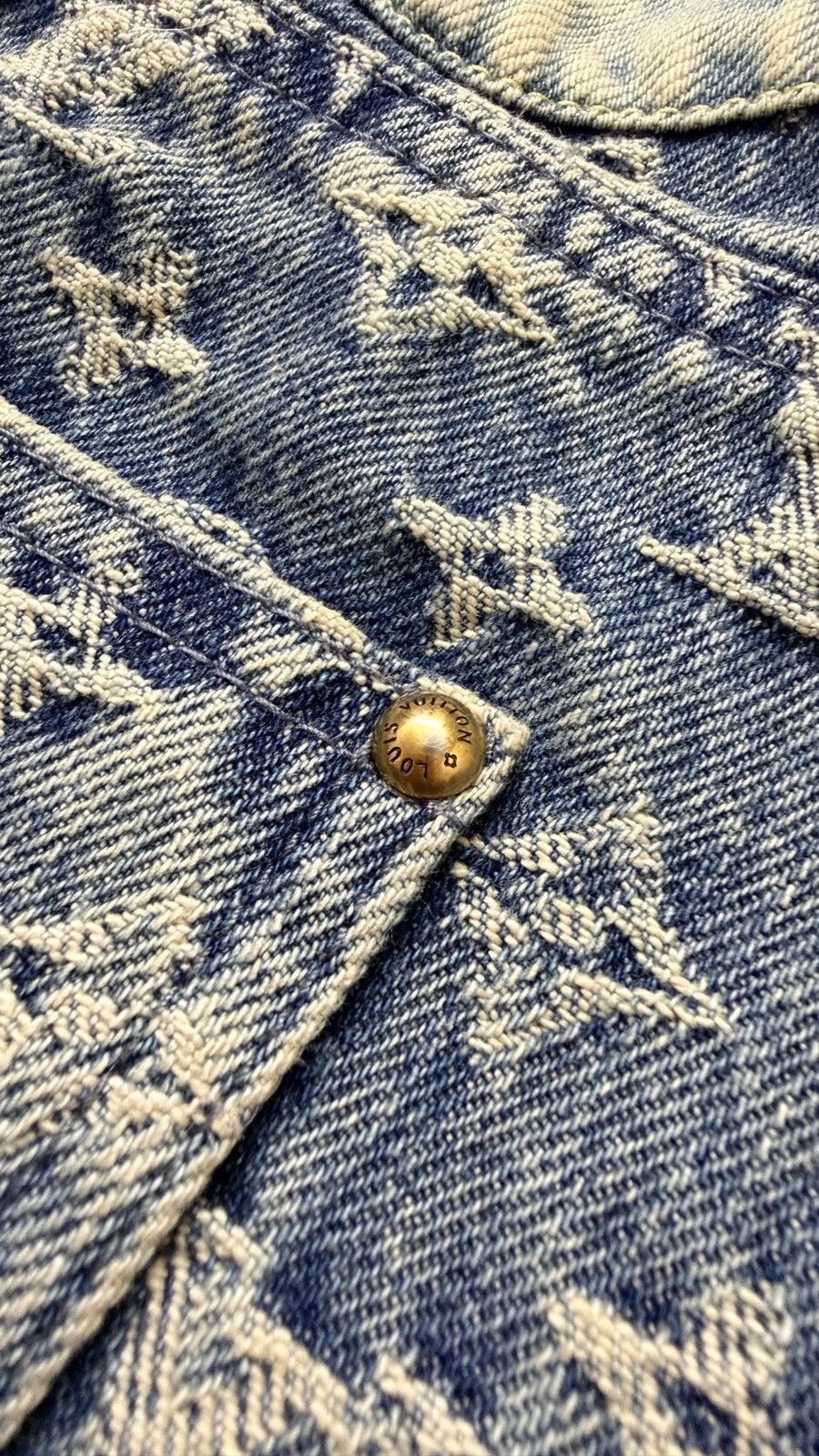 Louis Vuitton × Nigo Louis Vuitton X Nigo 31 Patchwork Denim Jeans blue monogram Size US 31 - 6 Thumbnail
