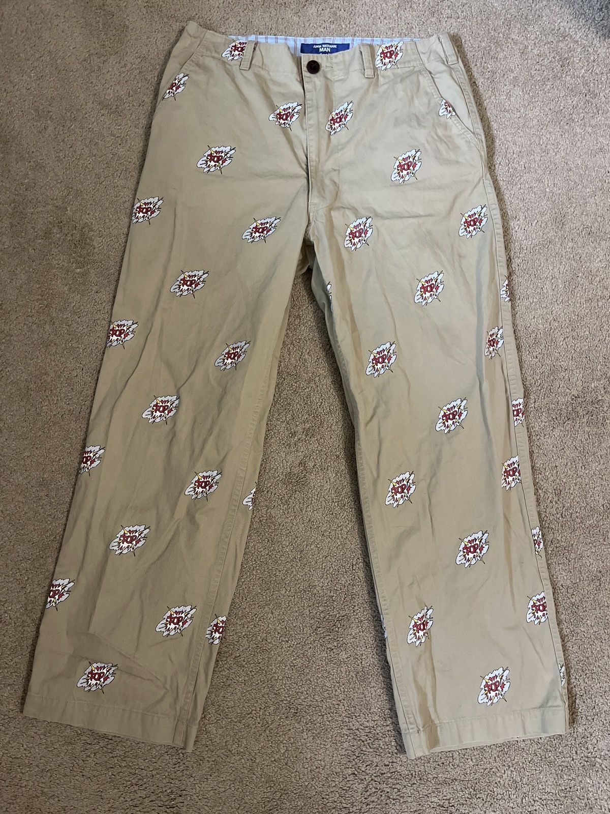 Junya Watanabe Junya Watanabe Pop Printed Pants Size US 33 - 6 Thumbnail