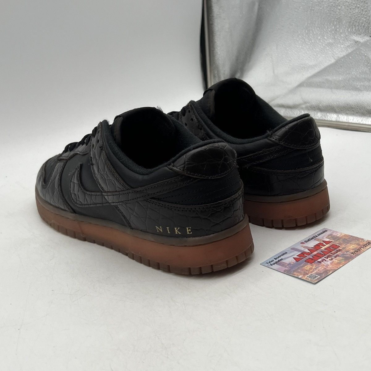 Nike Nike dunk low chocolate croc Size US 11 / EU 44 - 4 Thumbnail