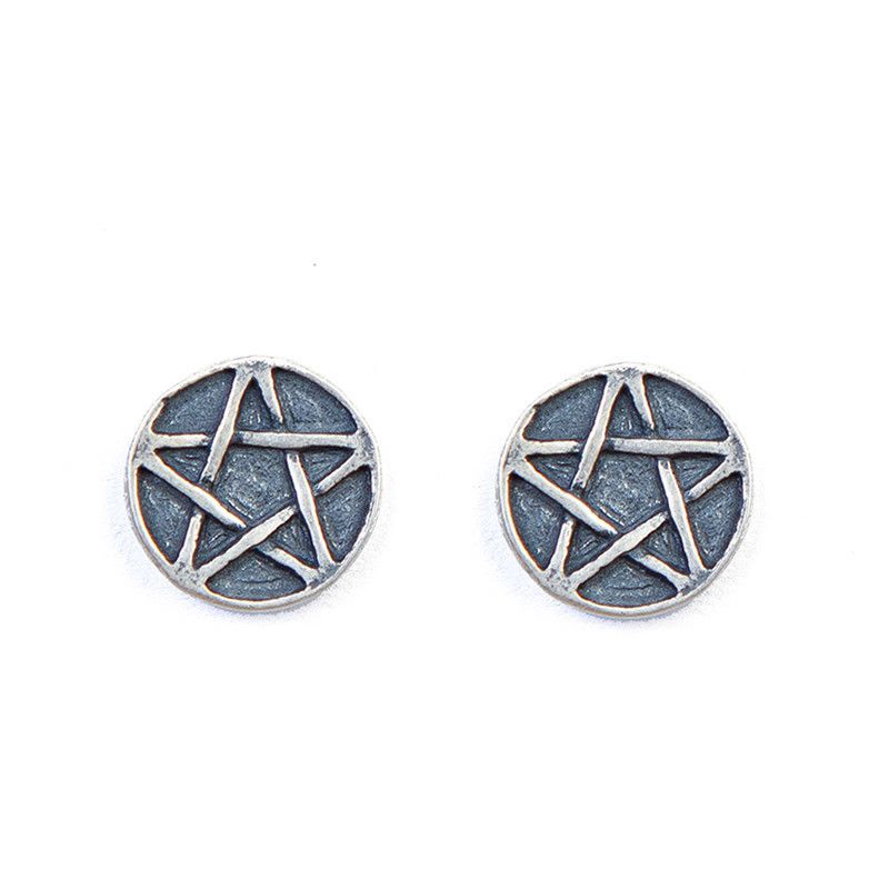 Jewelry Crazy Earrings One Pairs Chrome Jewelry Size ONE SIZE - 5 Thumbnail