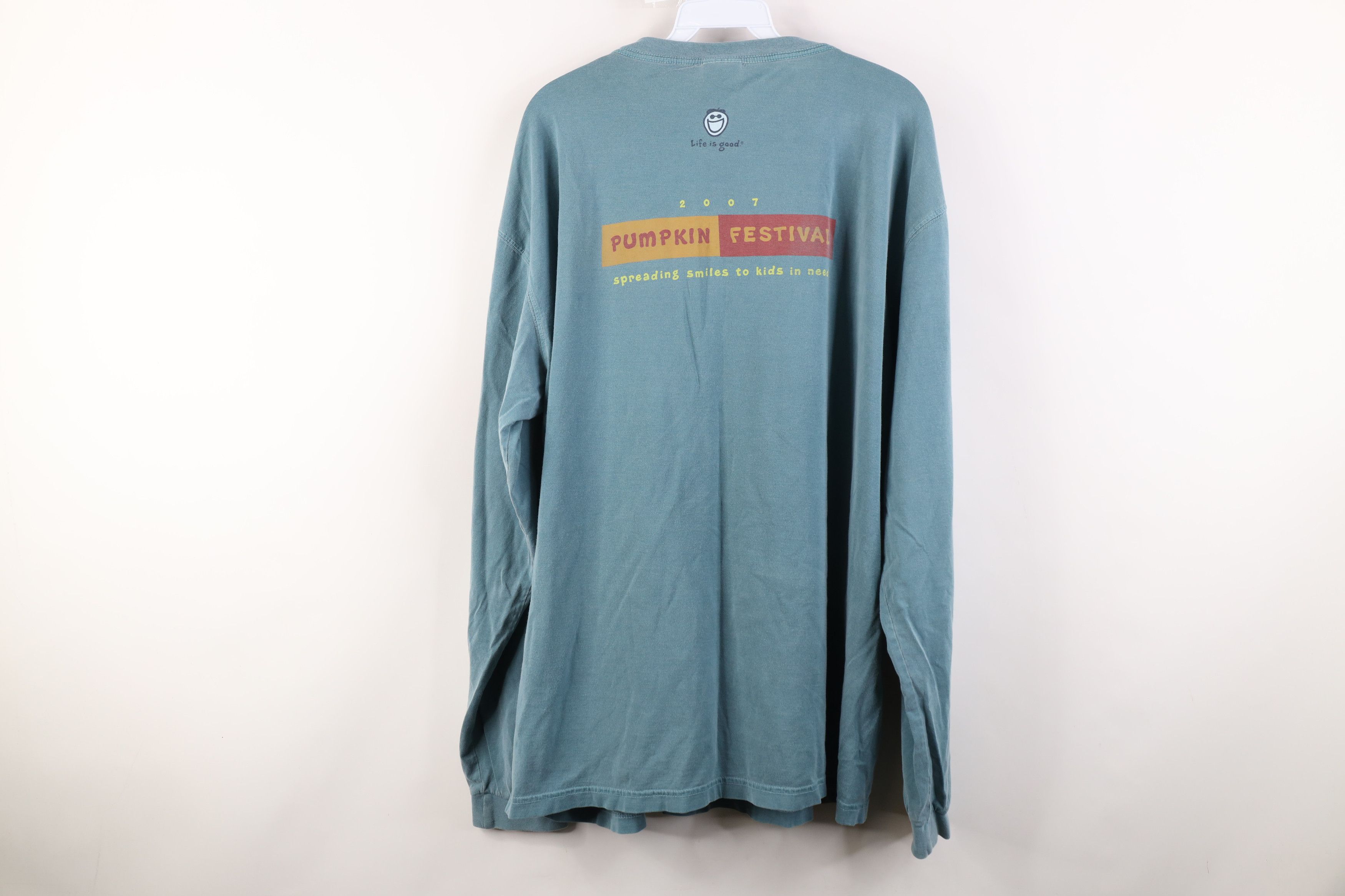Life is Good Vintage Y2K Life is Good Pumpkin Long Sleeve T-Shirt Size US XL / EU 56 / 4 - 12 Thumbnail