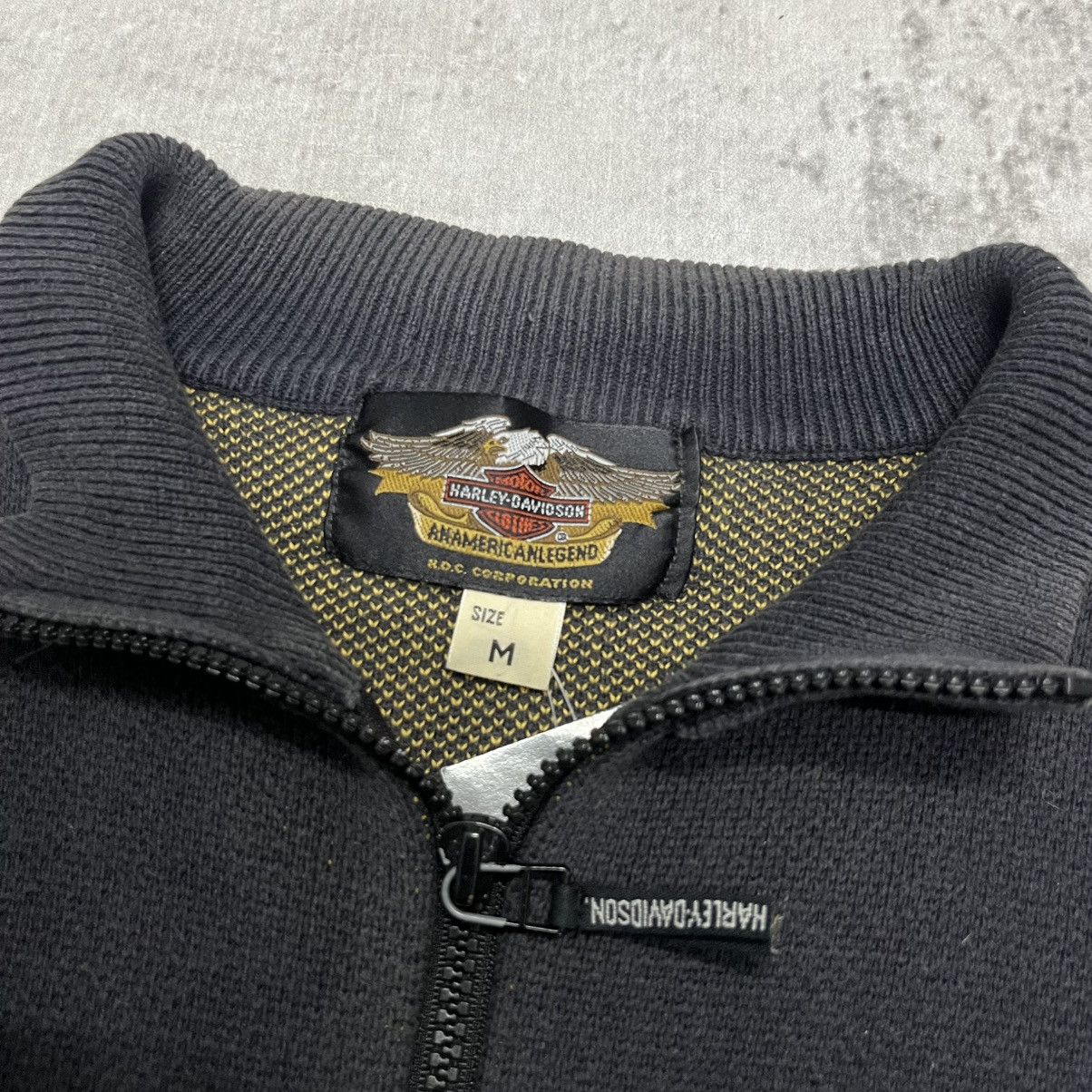 Harley Davidson Vintage Harley Davidson Knitwear Jacket Size US M / EU 48-50 / 2 - 3 Thumbnail