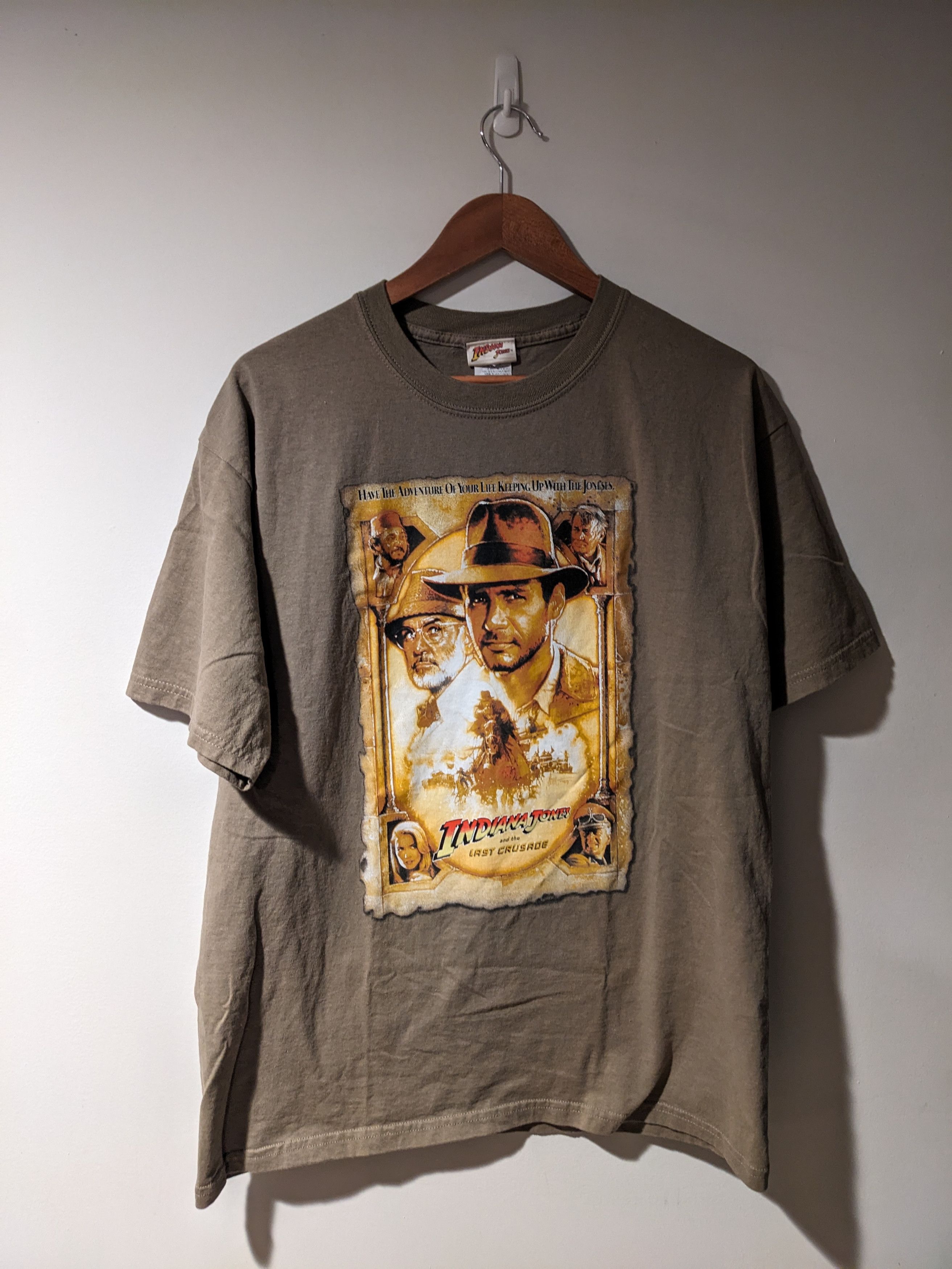 Vintage Vintage Y2K Indiana Jones and the Last Crusader T-Shirt Size US L / EU 52-54 / 3 - 1 Thumbnail