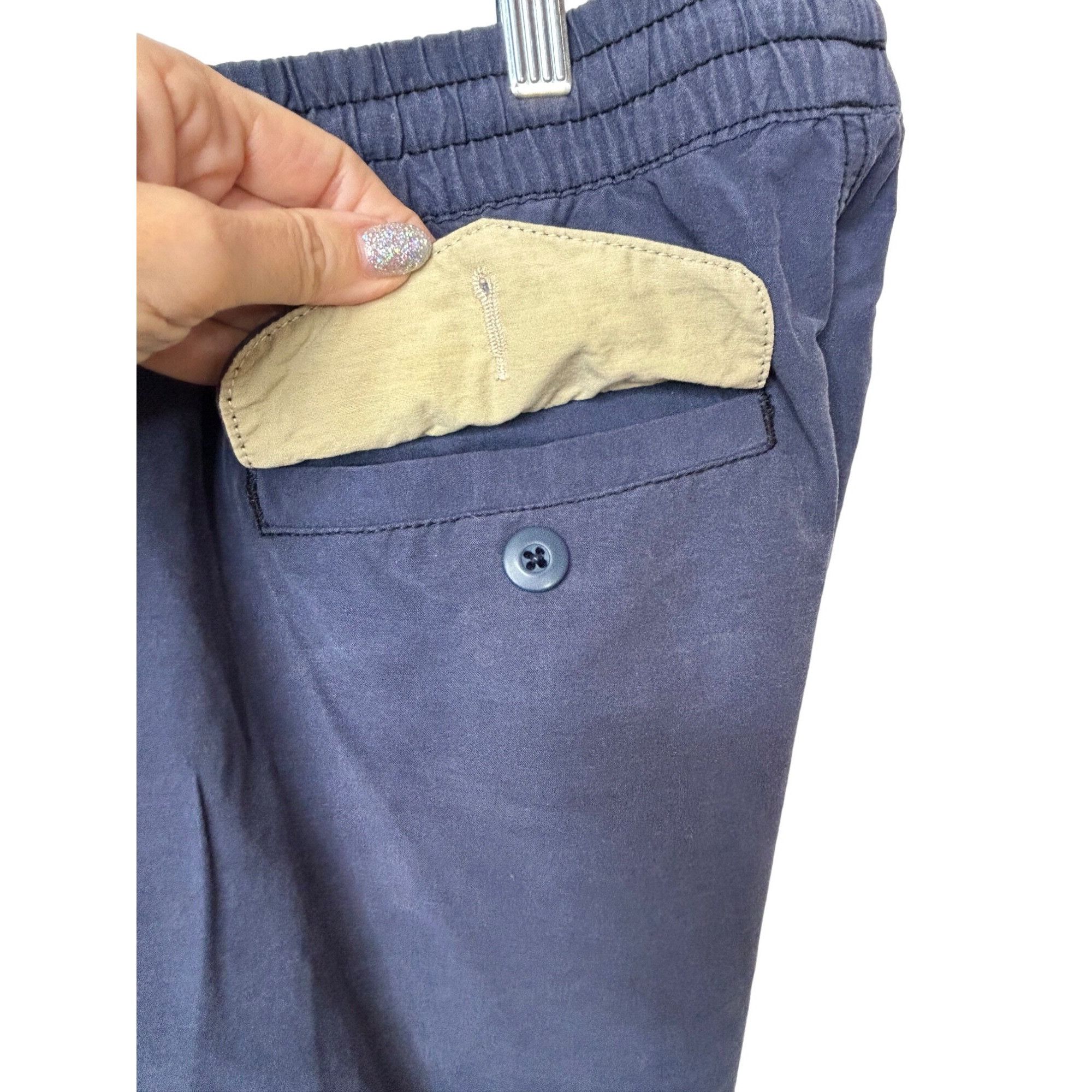 Other Wear First Men’s Cargo Shorts Navy Blue 36 Cotton Nylon Draw Size US 36 / EU 52 - 6 Thumbnail