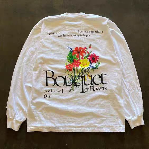 Japanese Brand × Vintage Street fashion washed floral pattern long sleeve shirt Size US L / EU 52-54 / 3 - 1 Thumbnail