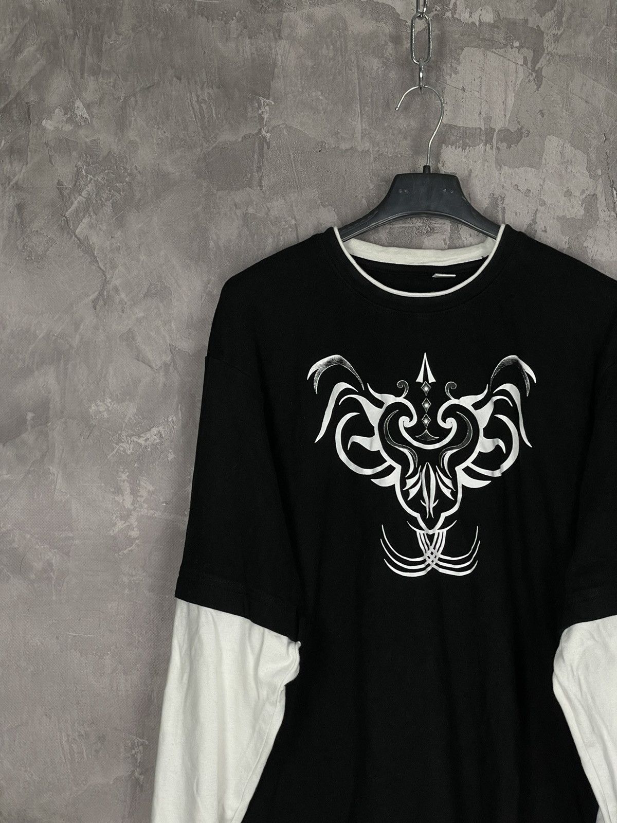 If Six Was Nine × Japanese Brand × Le Grande Bleu (L.G.B.) TRIBAL JAPANESE LONG SLEEVE 2ND SLEEVE STREETWEAR TEE Size US XL / EU 56 / 4 - 3 Thumbnail