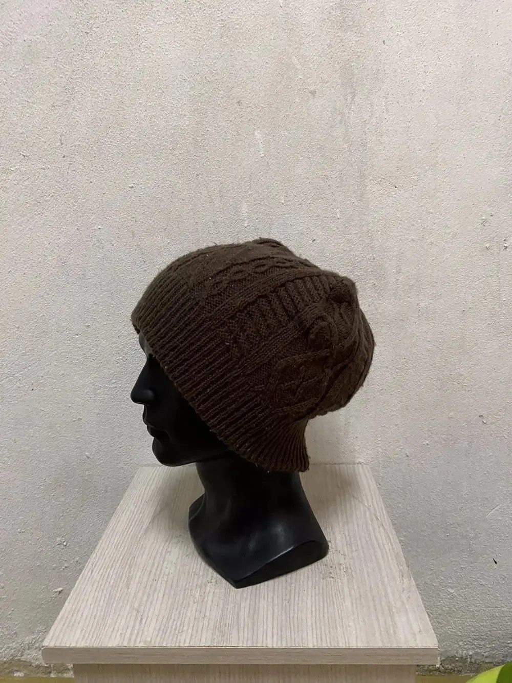 Vintage Japanese Brand Knit Beanie Hat Size ONE SIZE - 2 Thumbnail