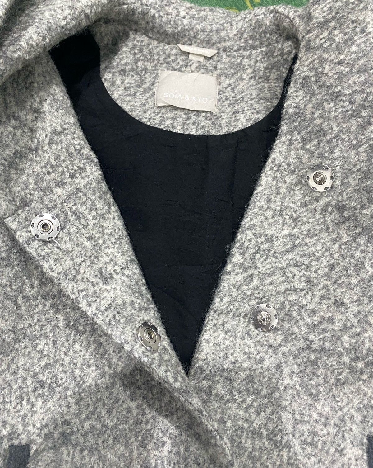 Soia & Kyo Soia & Kyo Hoodie Wool Jacket Size XS / US 0-2 / IT 36-38 - 5 Thumbnail