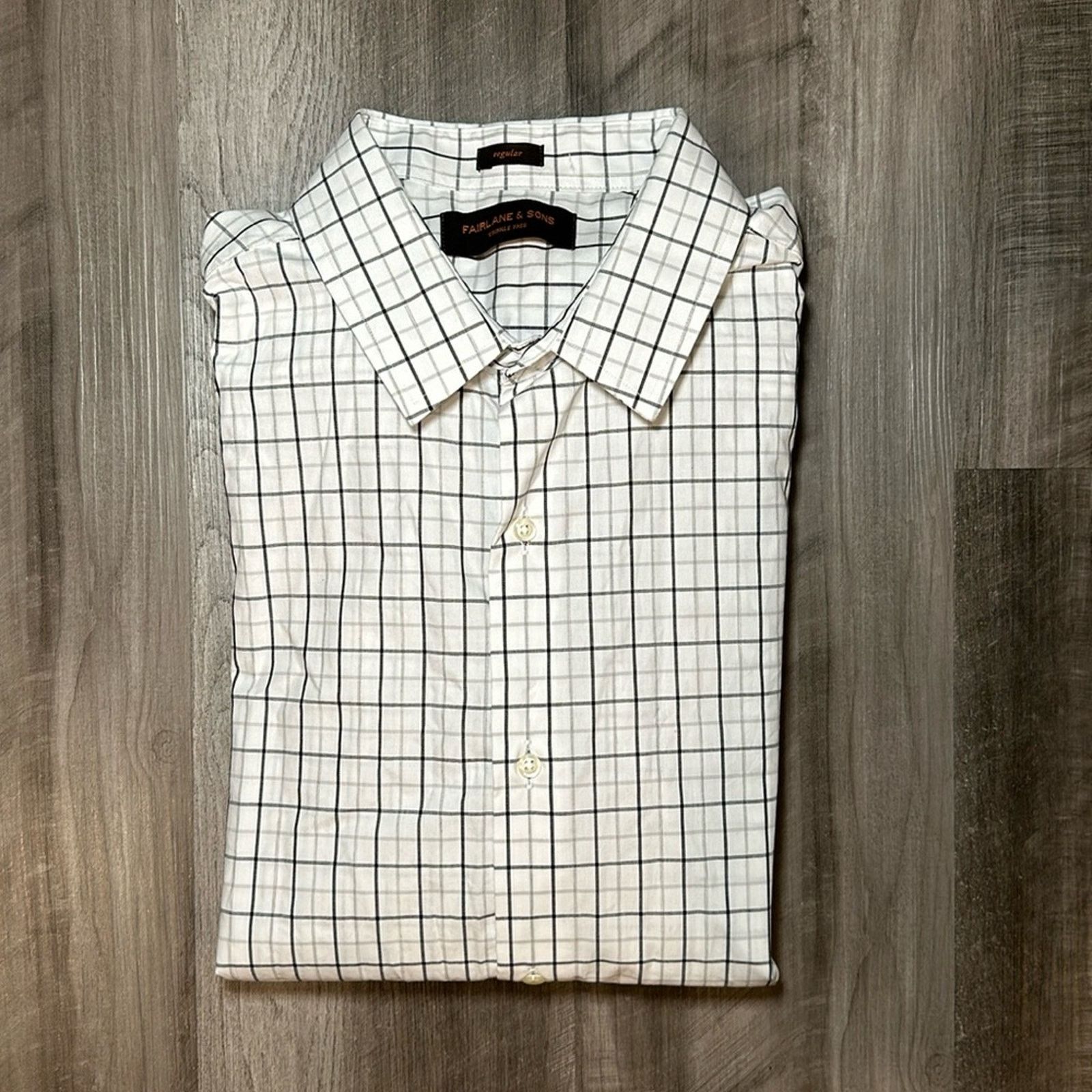 Other Fairlane & Sons Regular Wrinkle Free - Large Short Size US L / EU 52-54 / 3 - 1 Thumbnail