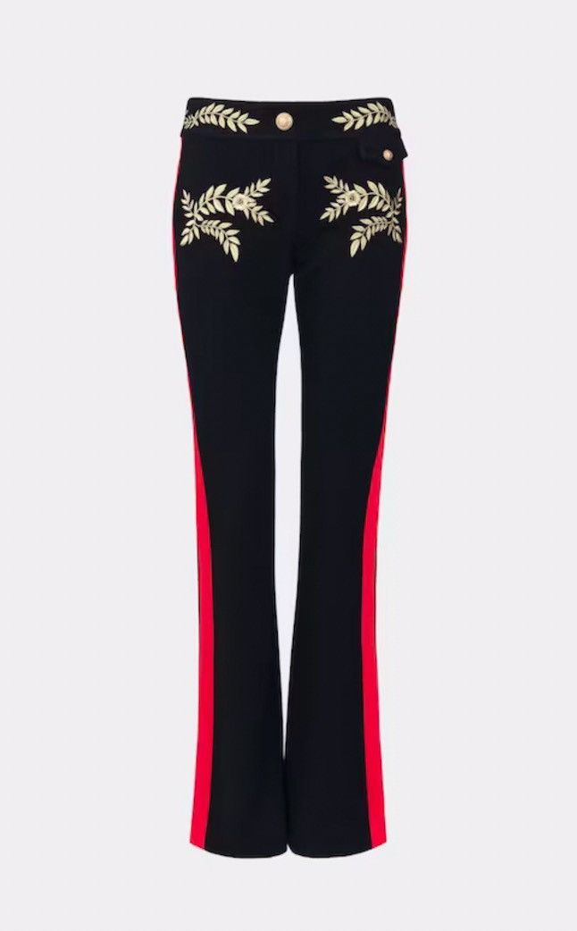 H&M × Paco Rabanne Rabanne x H&M Embroidered Wool Pants Size 26" / US 2 / IT 38 - 1 Preview