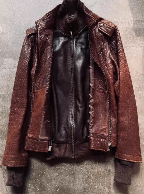 Dolce & Gabbana (DG) Double-Layer Lambskin Biker Jacket Size US M / EU 48-50 / 2 - 2 Thumbnail