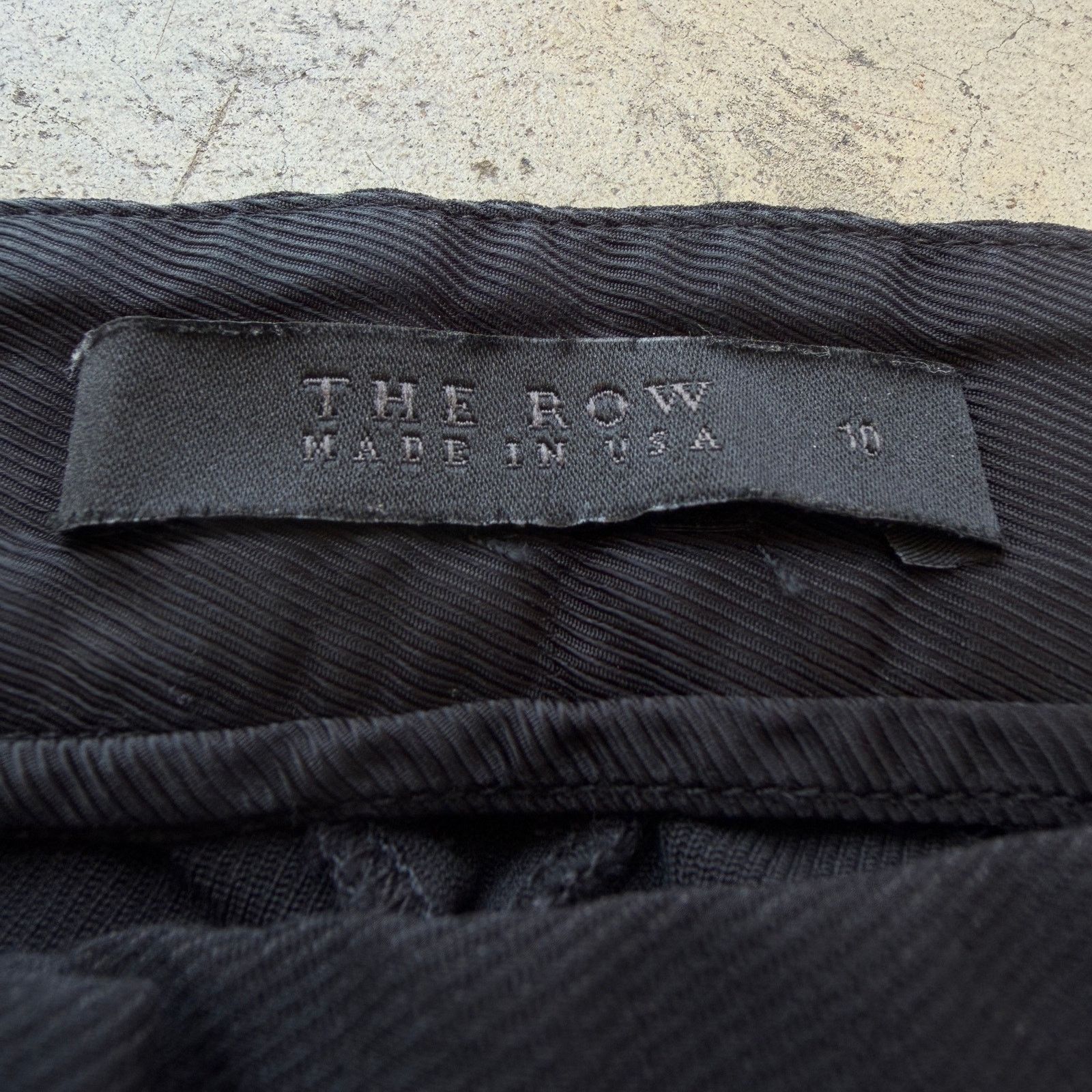 The Row The Row Black Virgin Wool Blend womens Trousers dress pants Size 32" / US 10 / IT 46 - 1 Thumbnail