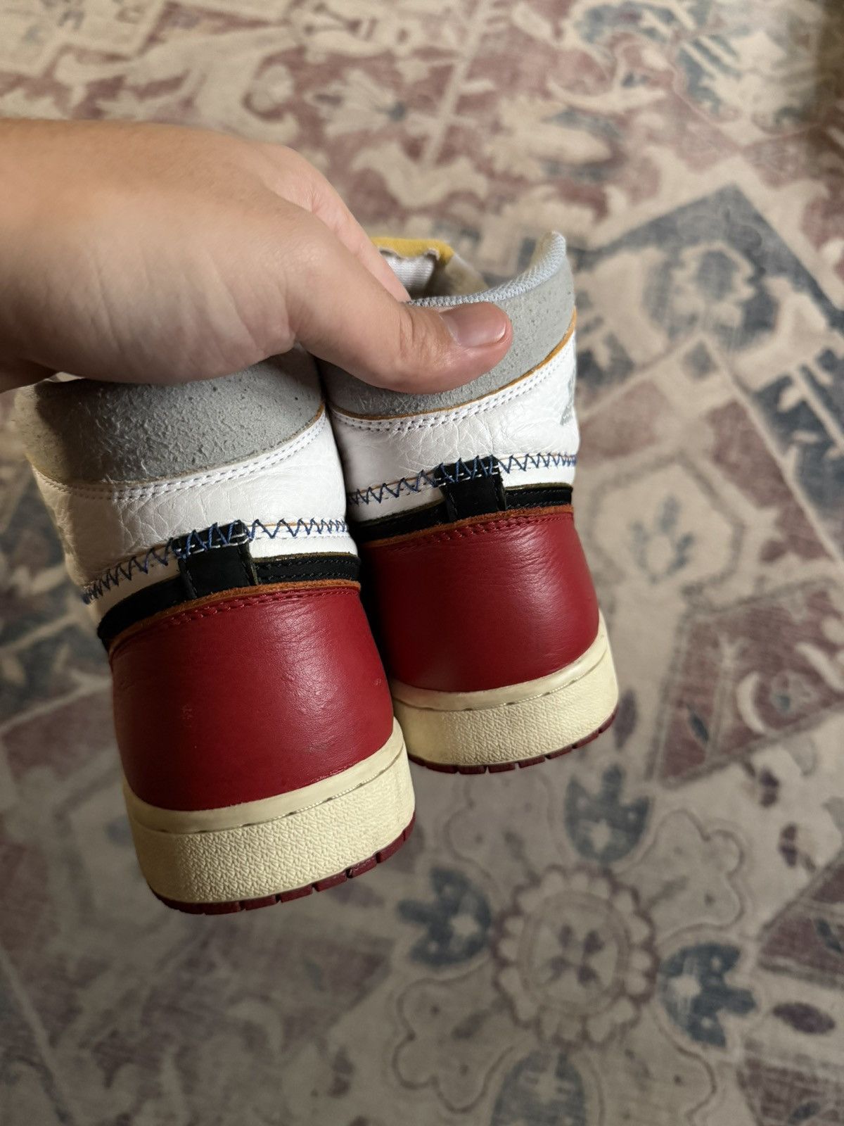 Jordan Brand × Union LA Union Jordan 1s “Black Toe” Size US 9.5 / EU 42-43 - 8 Thumbnail