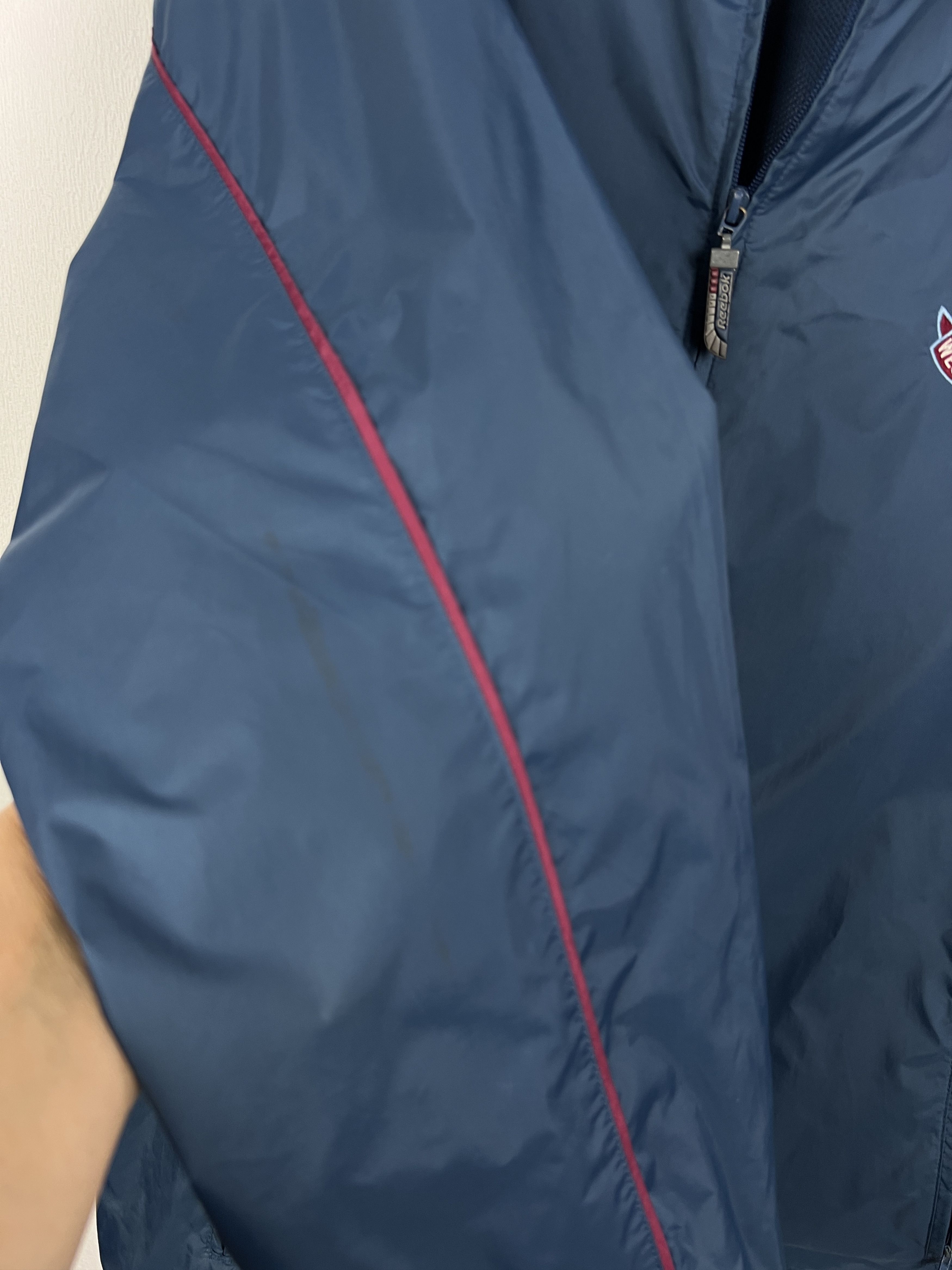 Reebok West Ham United Football Jacket Soccer Track Top Windbreaker Size US XL / EU 56 / 4 - 8 Thumbnail