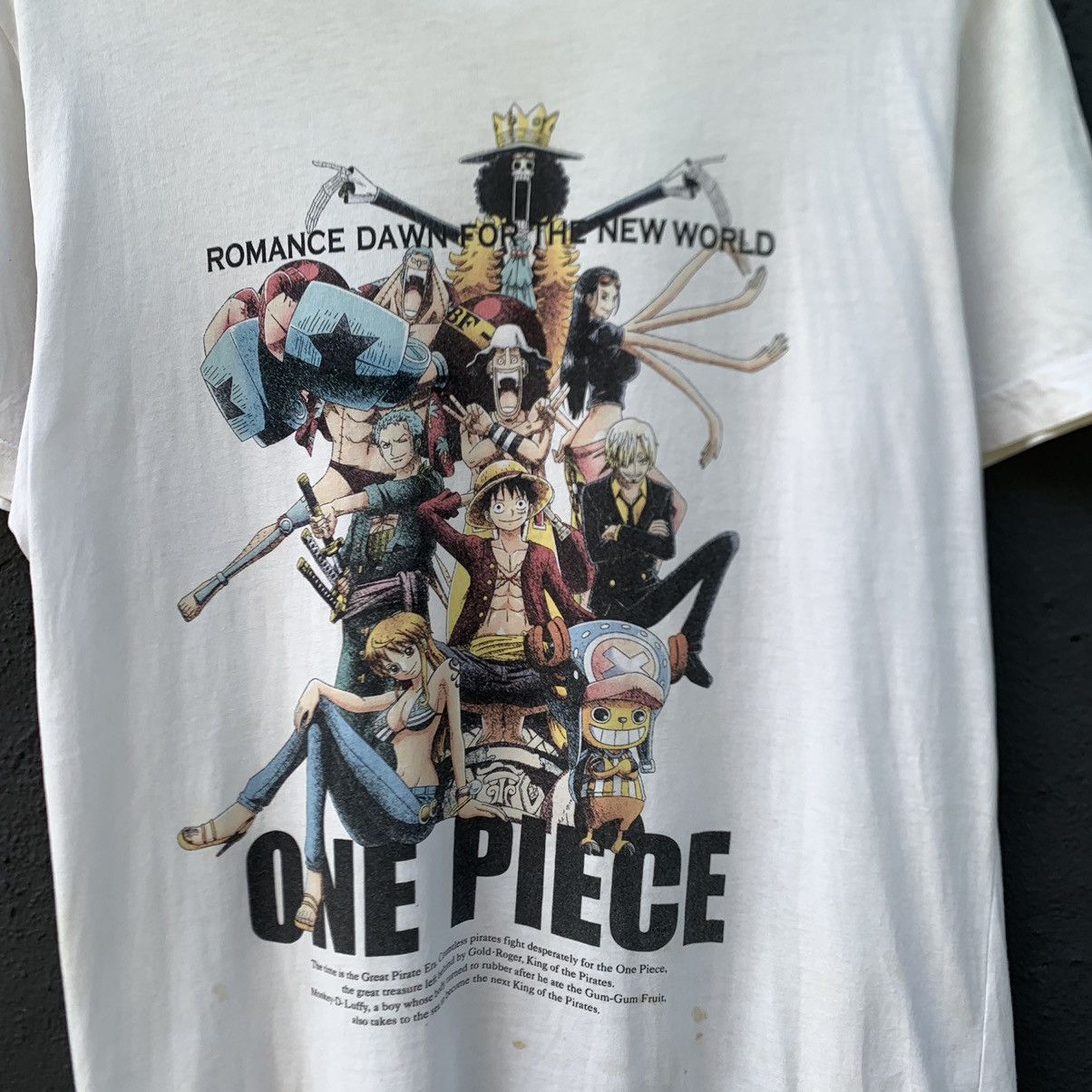 Anime Thrashed One Piece Anima x Uniqlo Japanese Brand Tee Size US M / EU 48-50 / 2 - 2 Thumbnail