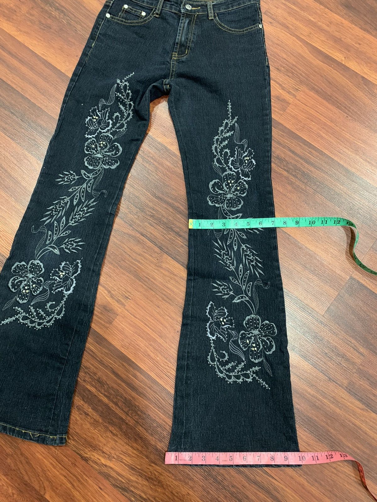 Other Junan LXL Flared Jeans Pants Size 28" / US 6 / IT 42 - 7 Thumbnail