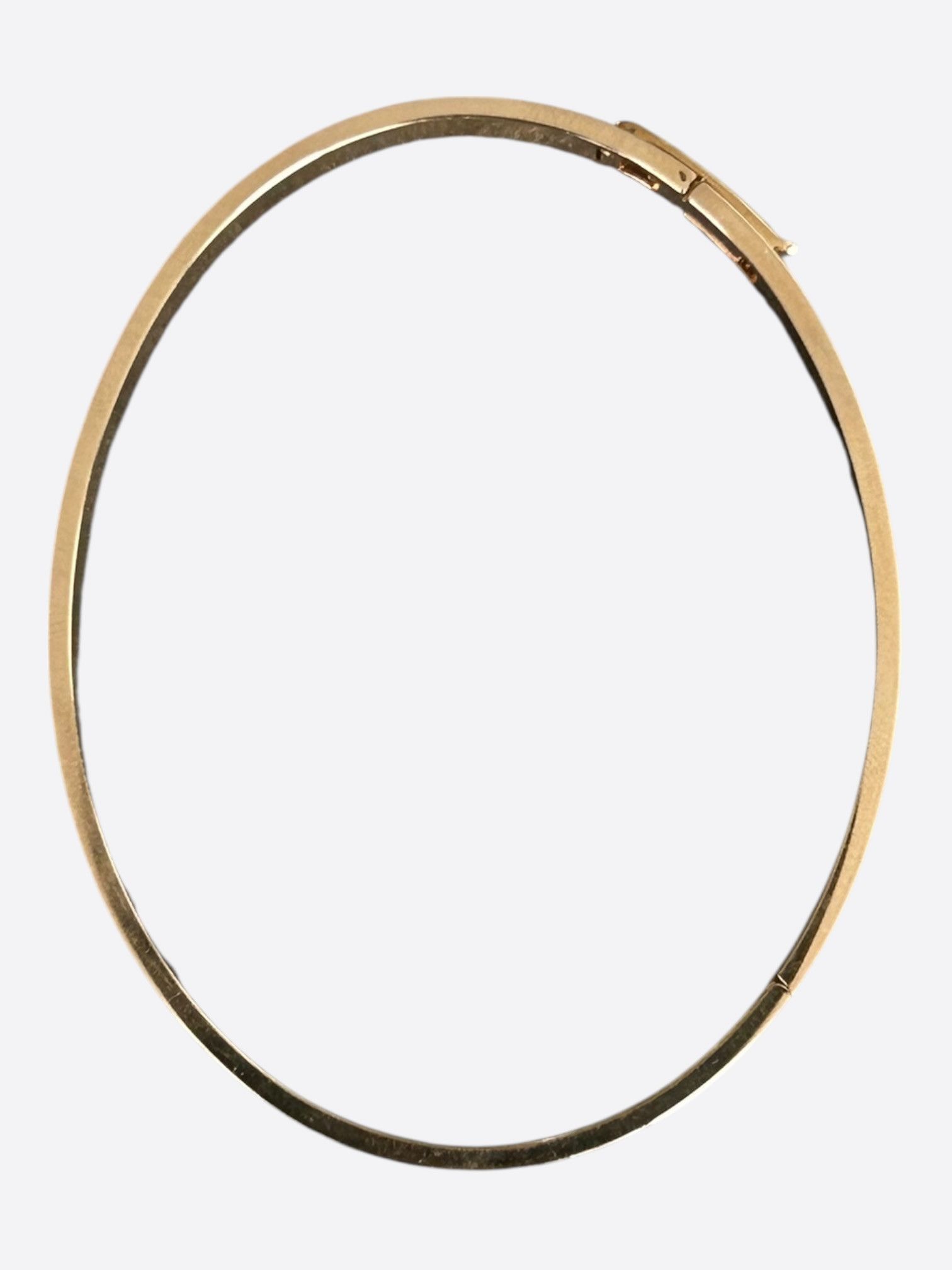 Hermes Hermes Yellow Gold & Diamond H d'Ancre Bracelet Size ONE SIZE - 4 Thumbnail