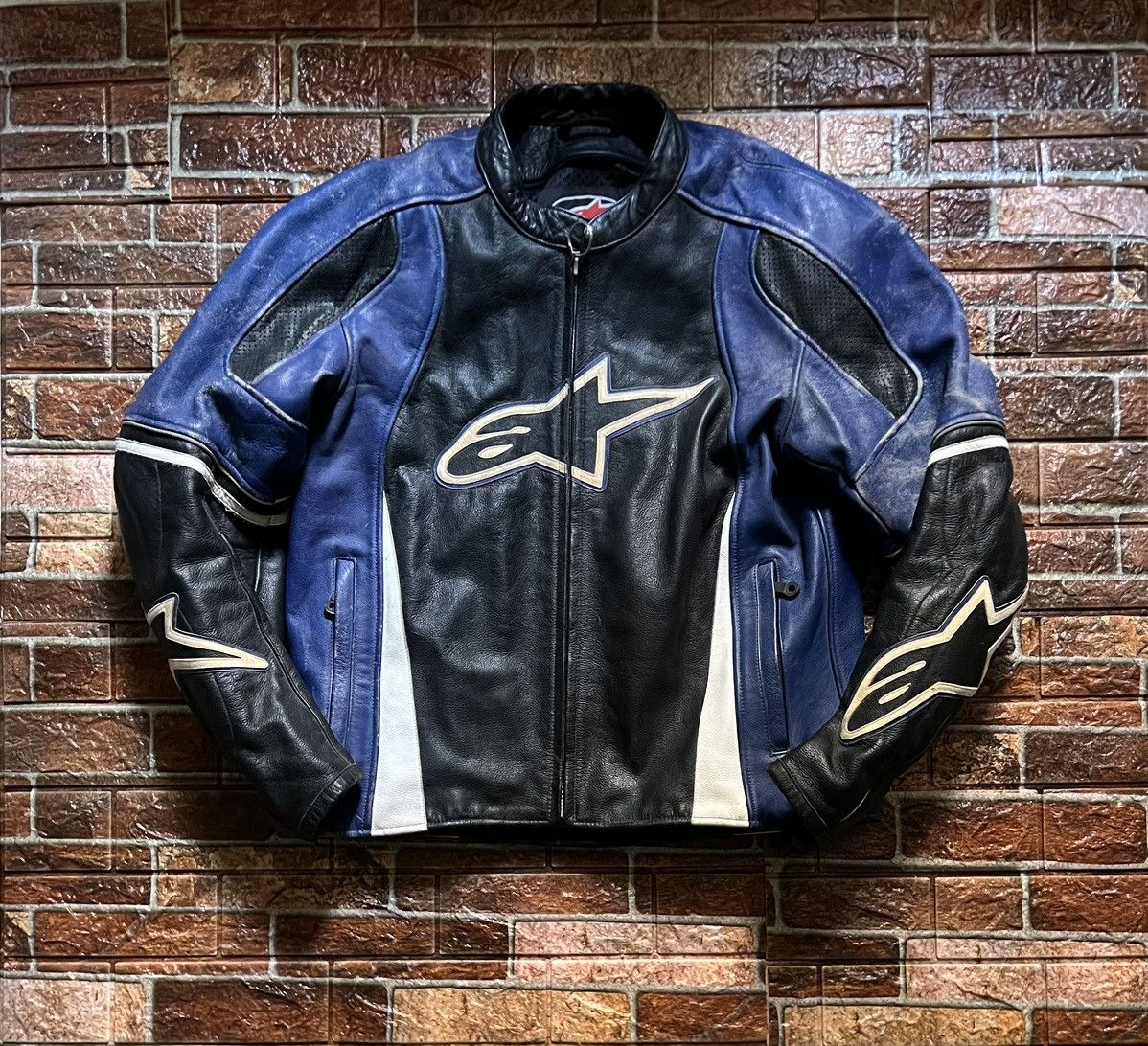 Alpinestars × Japanese Brand × Vintage Alpinestars leather jacket