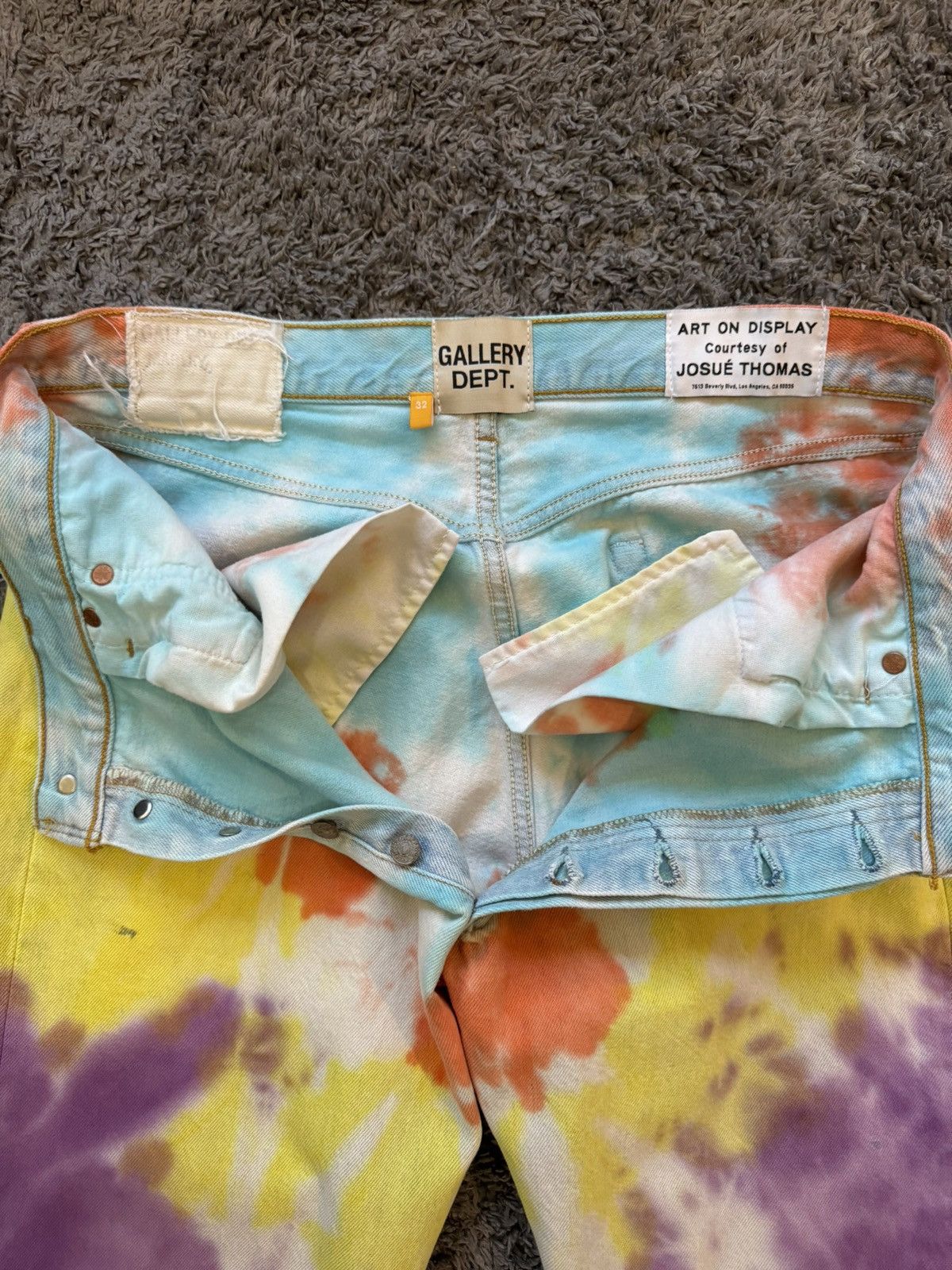 Gallery Dept. Gallery Dept Marley Denim Tye Dye Levi Jeans Size 32 Size US 32 / EU 48 - 4 Thumbnail