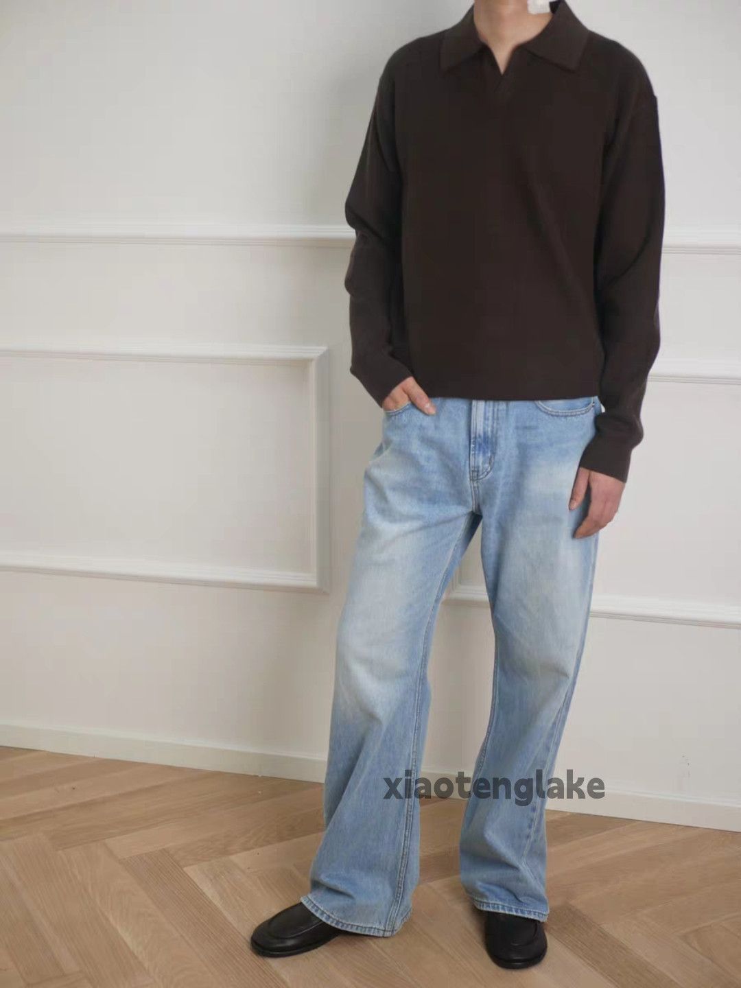 Vintage Custom washed faded loose baggy punk hiphop jeans Size US 36 / EU 52 - 2 Thumbnail