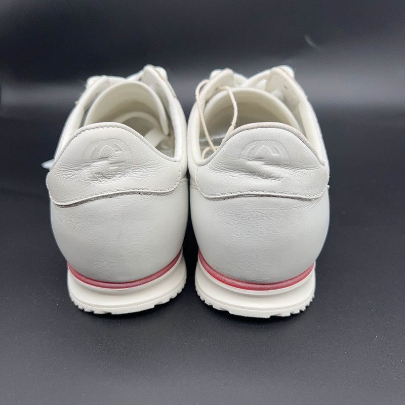 Gucci Gucci White GG Canvas Lace-up Sneakers - Size US 9 / EU 42 - 3 Thumbnail
