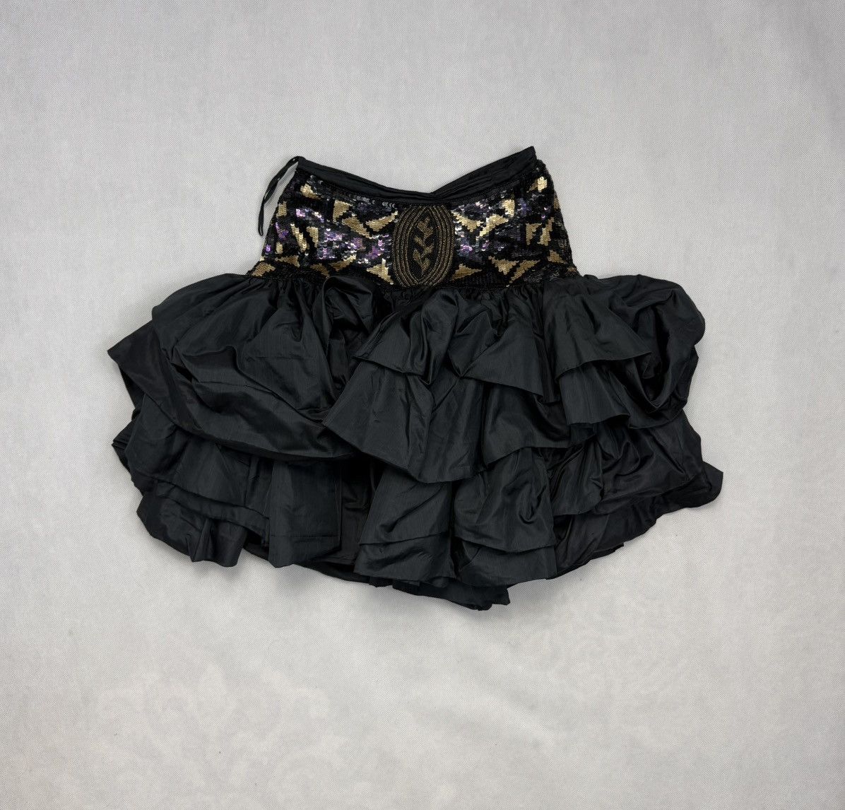 Other Ella Singh Silk Skirt 100% Silk Diamonds Size M / US 6-8 / IT 42-44 - 2 Thumbnail