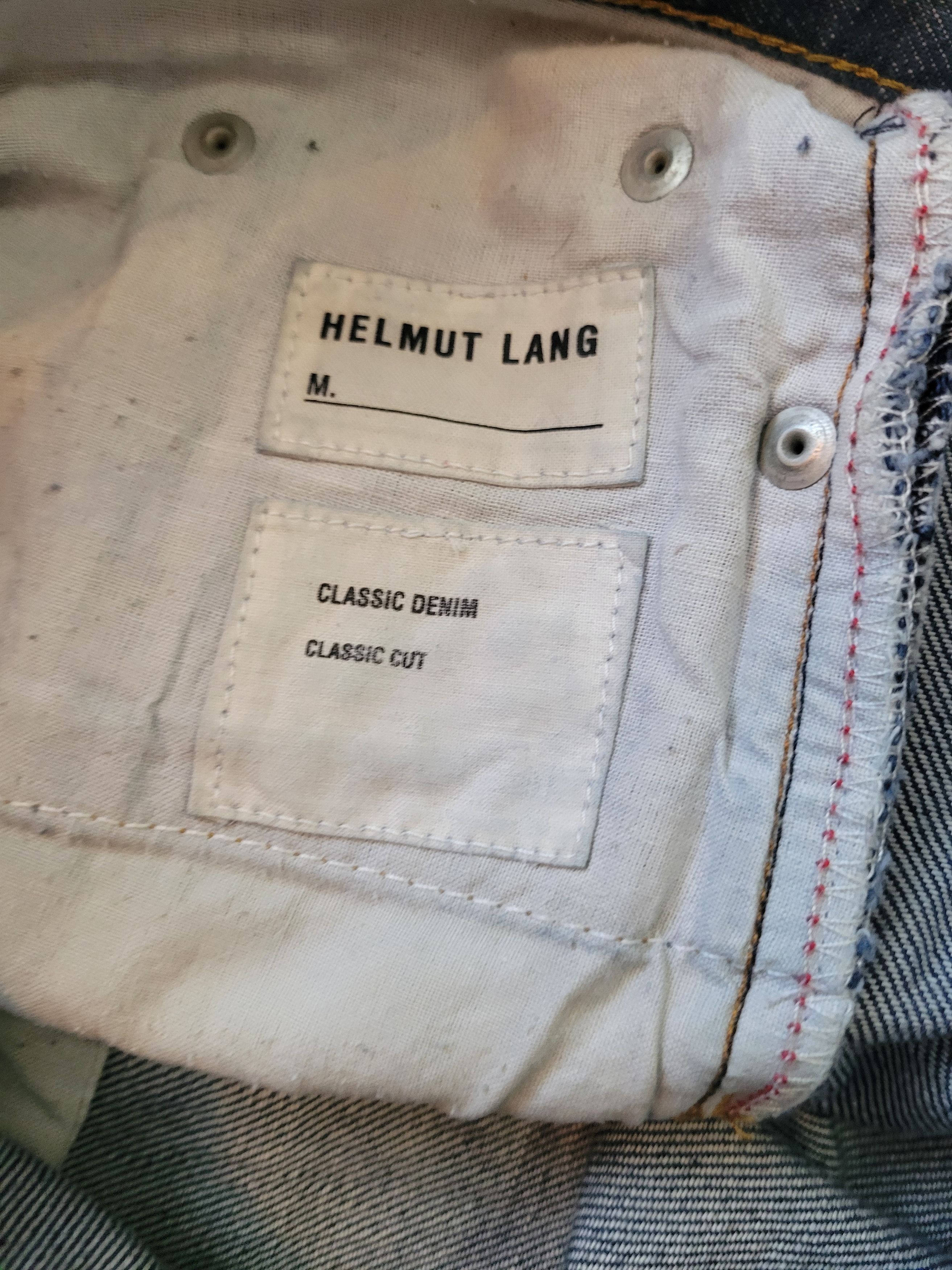 Helmut Lang Helmut Lang Indigo Denim Jeans Size US 32 / EU 48 - 4 Thumbnail