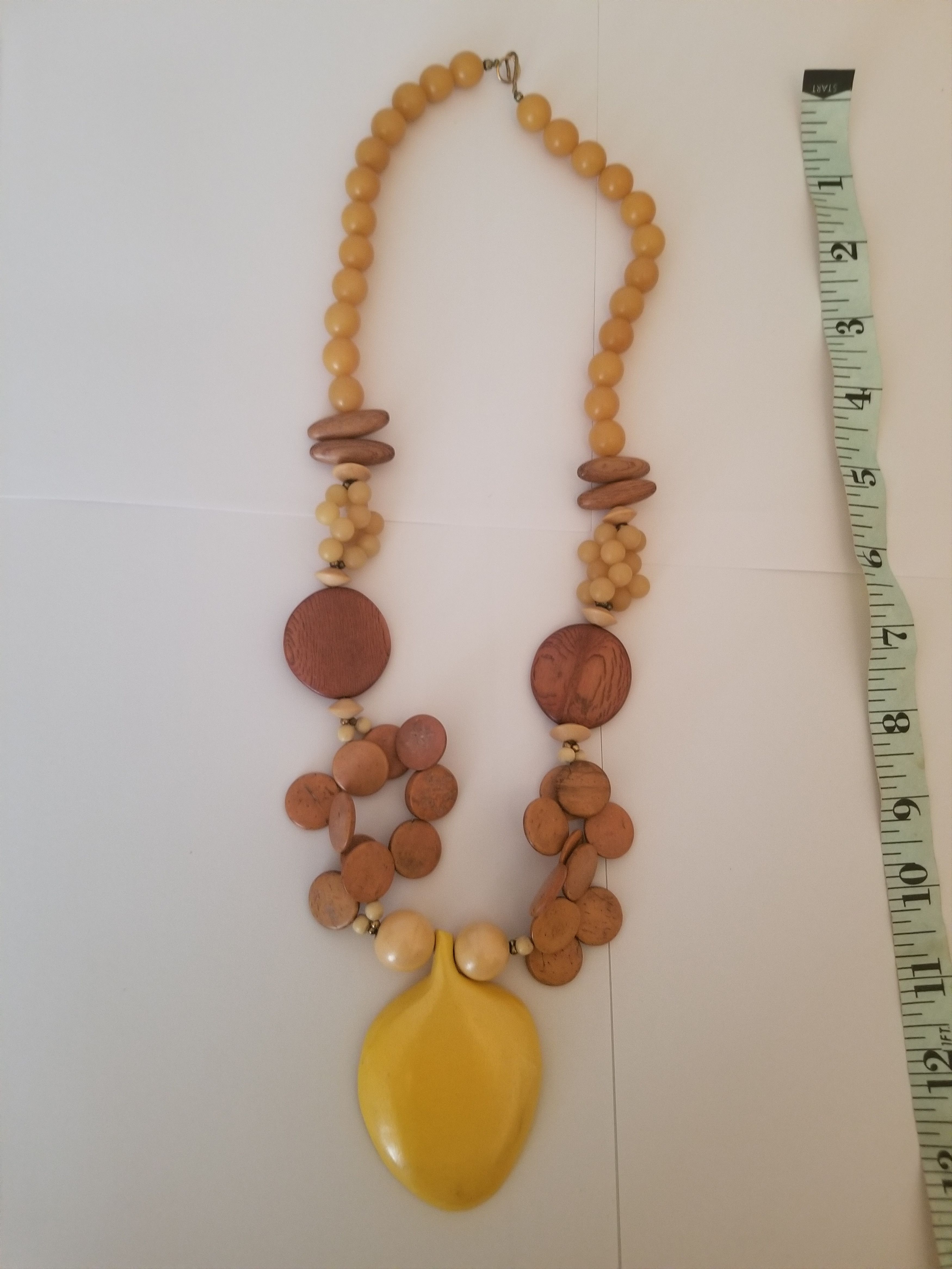 Other African Tribal Necklace Wood Beads JEWLERY Size ONE SIZE - 2 Thumbnail