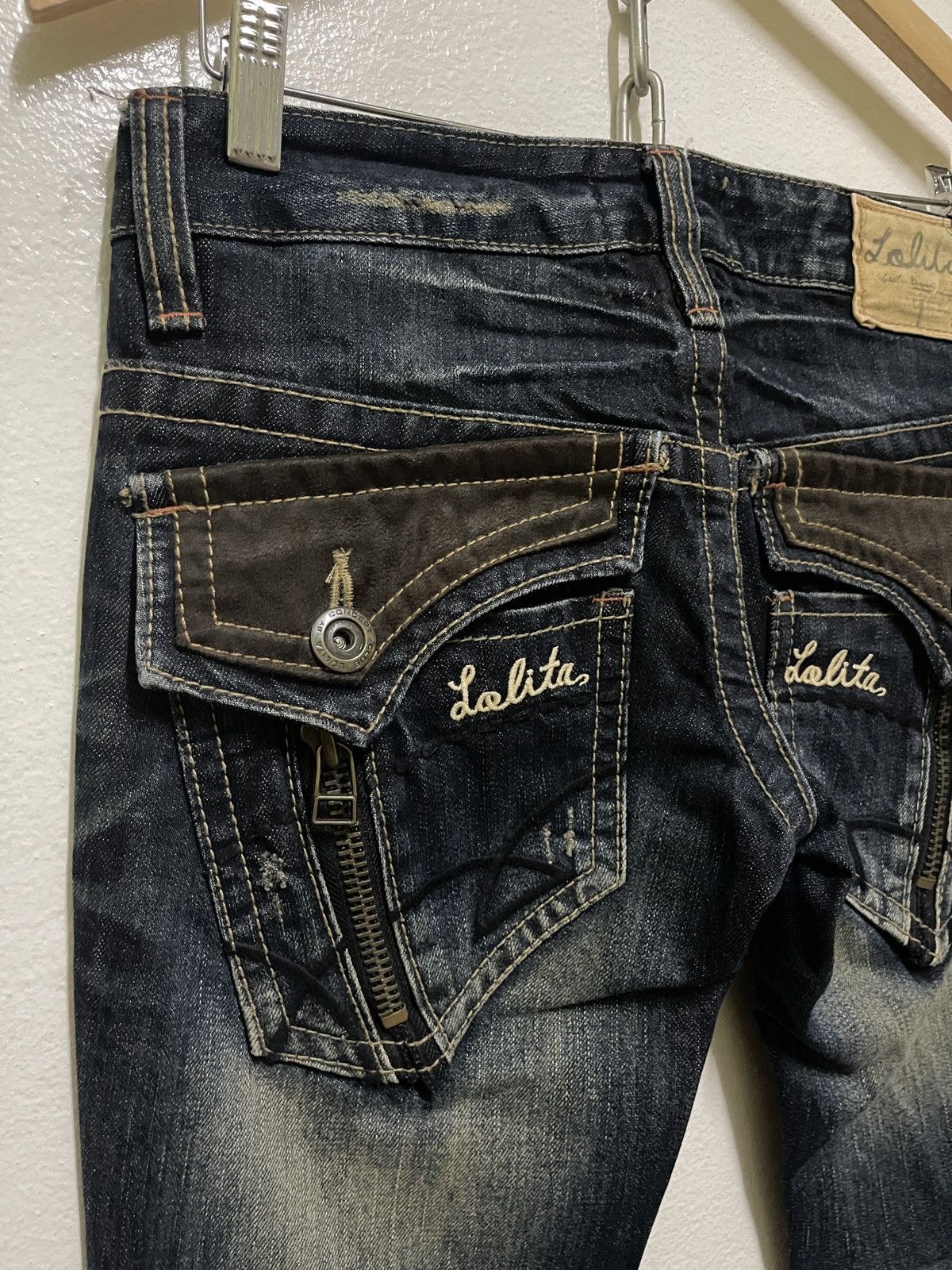 Japanese Brand Lolita Jeans Washed Flared Size US 30 / EU 46 - 9 Thumbnail