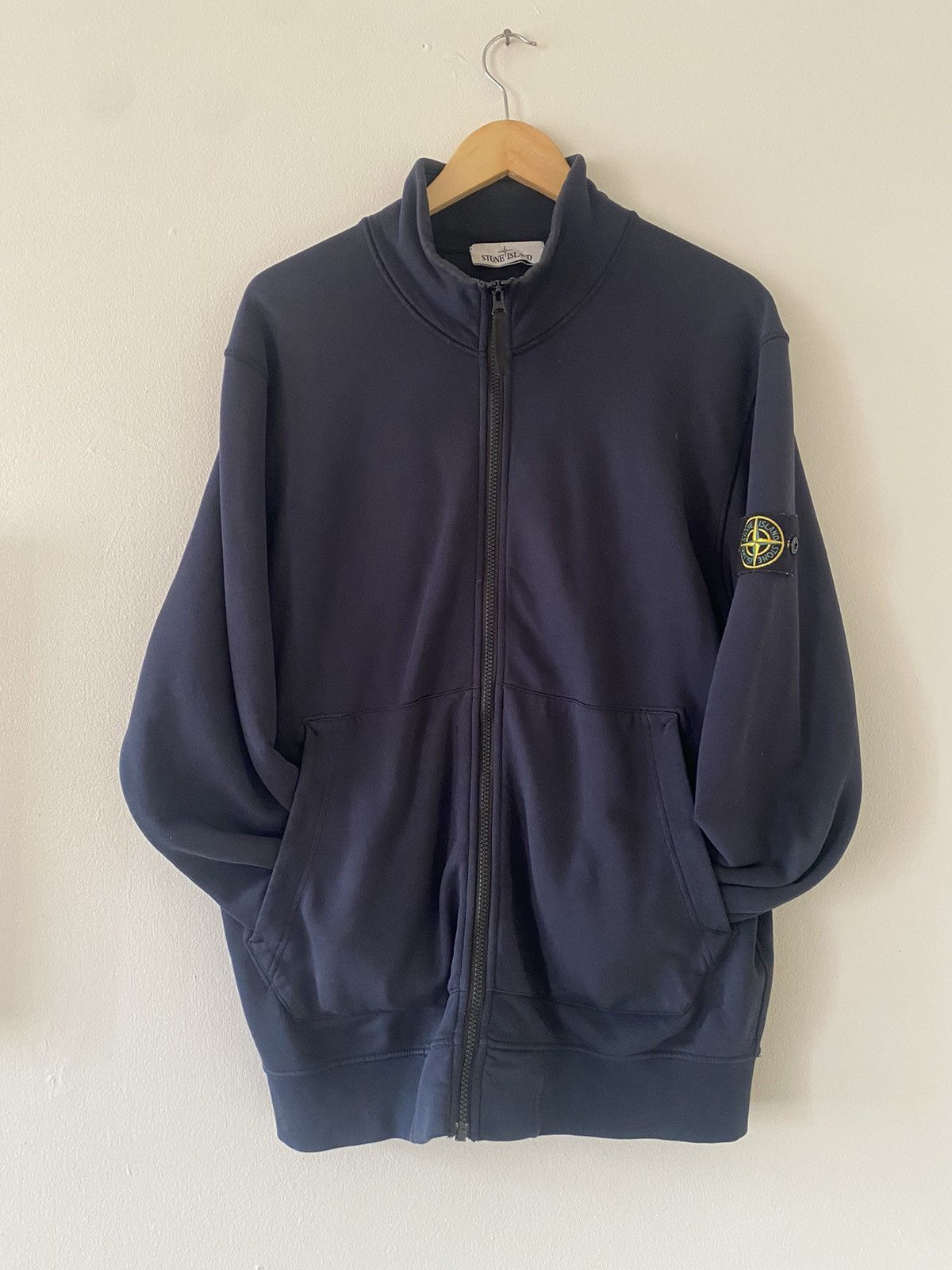 Image of Stone Island Zip in Blue, Men's (Size XL)