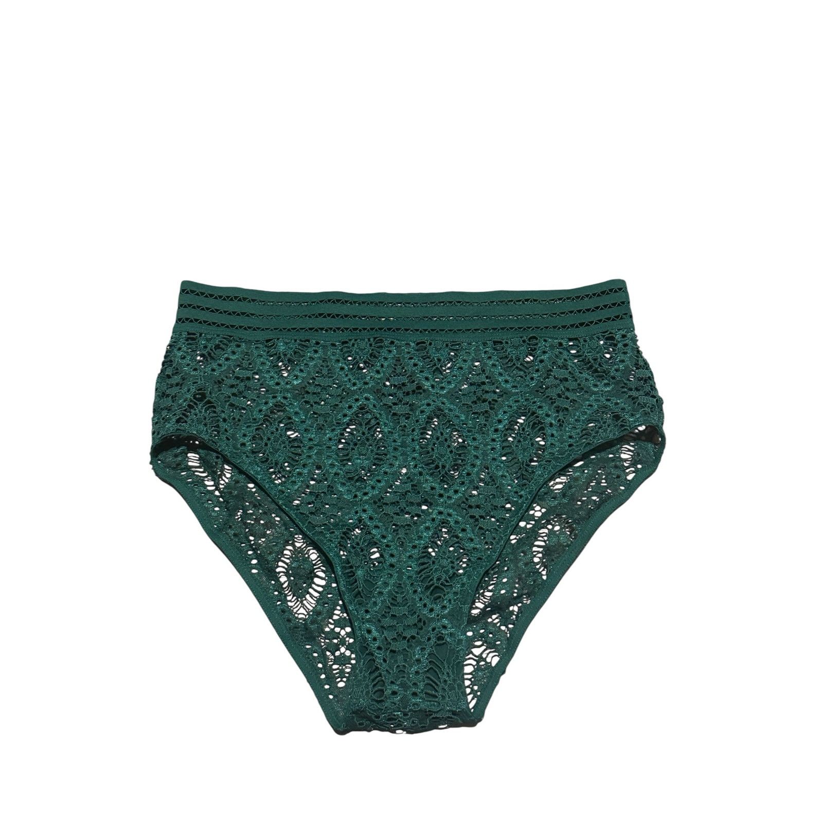 Anthropologie Else Green Baroque Geometric Print Lingerie High Waist Brief Size ONE SIZE - 3 Thumbnail
