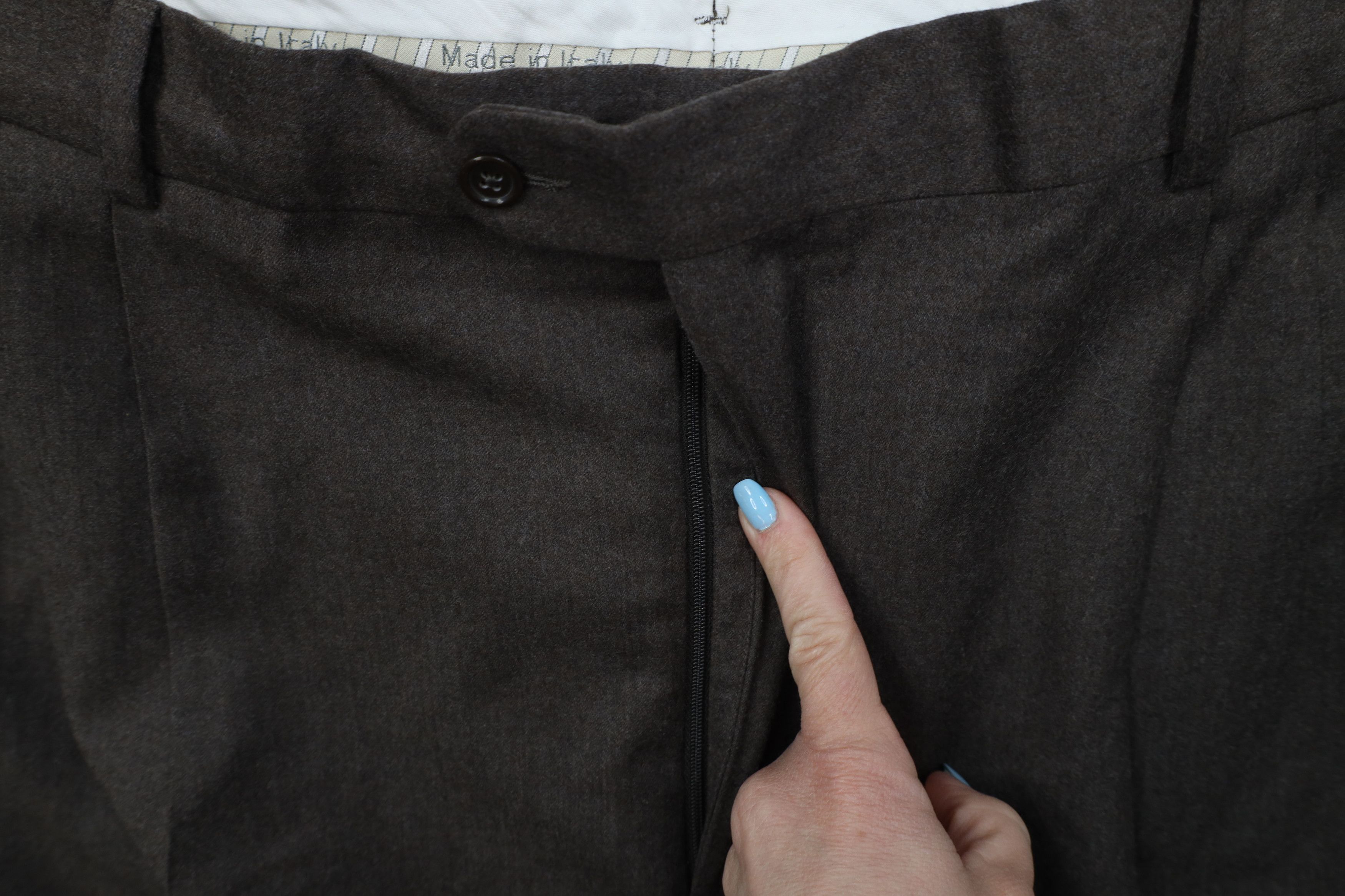Vintage Vintage Streetwear Blend Knit Wide Leg Chino Pants Brown Size US 38 / EU 54 - 6 Thumbnail