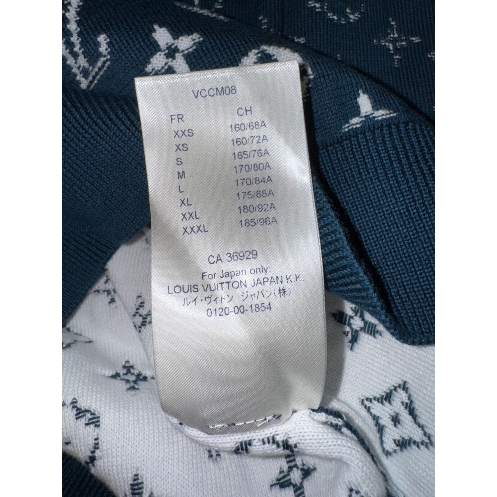 Louis Vuitton Louis Vuitton Canard Teal White Logo Crewneck Sweater M Size US M / EU 48-50 / 2 - 13 Thumbnail