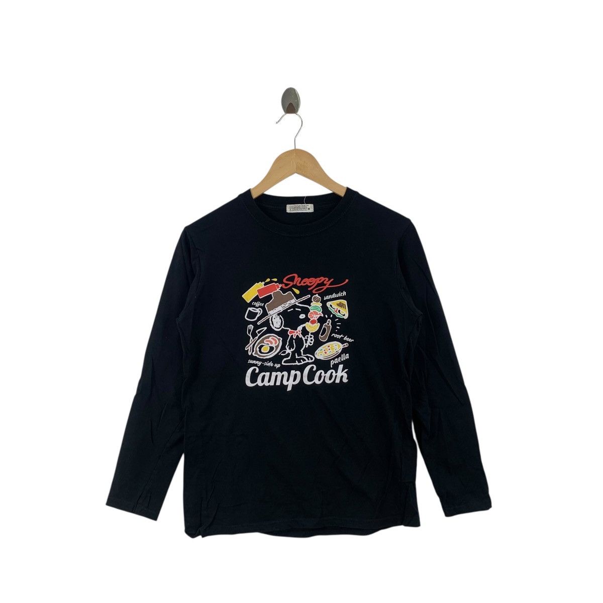 Peanuts Vintage PEANUTS Snoopy Camp Cook Long Sleeve T-Shirt Size US M / EU 48-50 / 2 - 3 Thumbnail