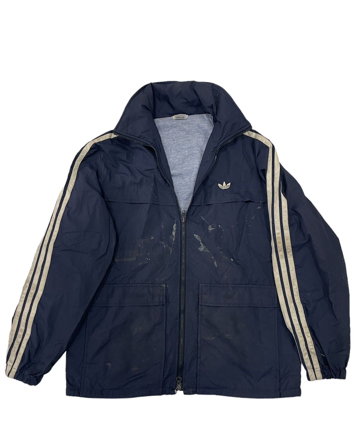 Vintage Vintage Adidas 3 Streifen Jacket W/Germany Template Hooded Size US M / EU 48-50 / 2 - 1 Thumbnail