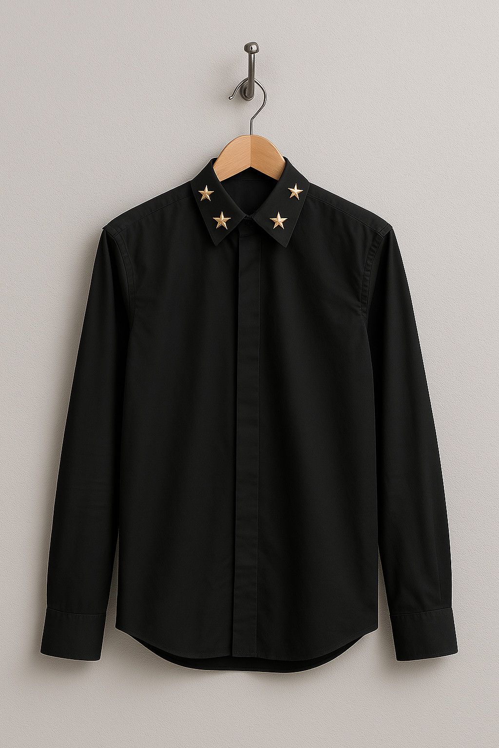 Givenchy star logo collar shirt Size US M / EU 48-50 / 2 - 1 Thumbnail