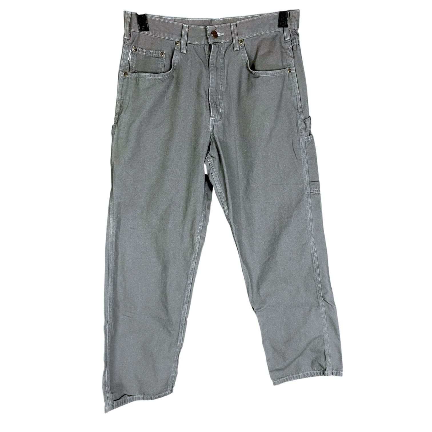 Carhartt Carhartt Gray Loose Original Fit Carpenter Pants 36x32 B159 Size US 36 / EU 52 - 9 Thumbnail