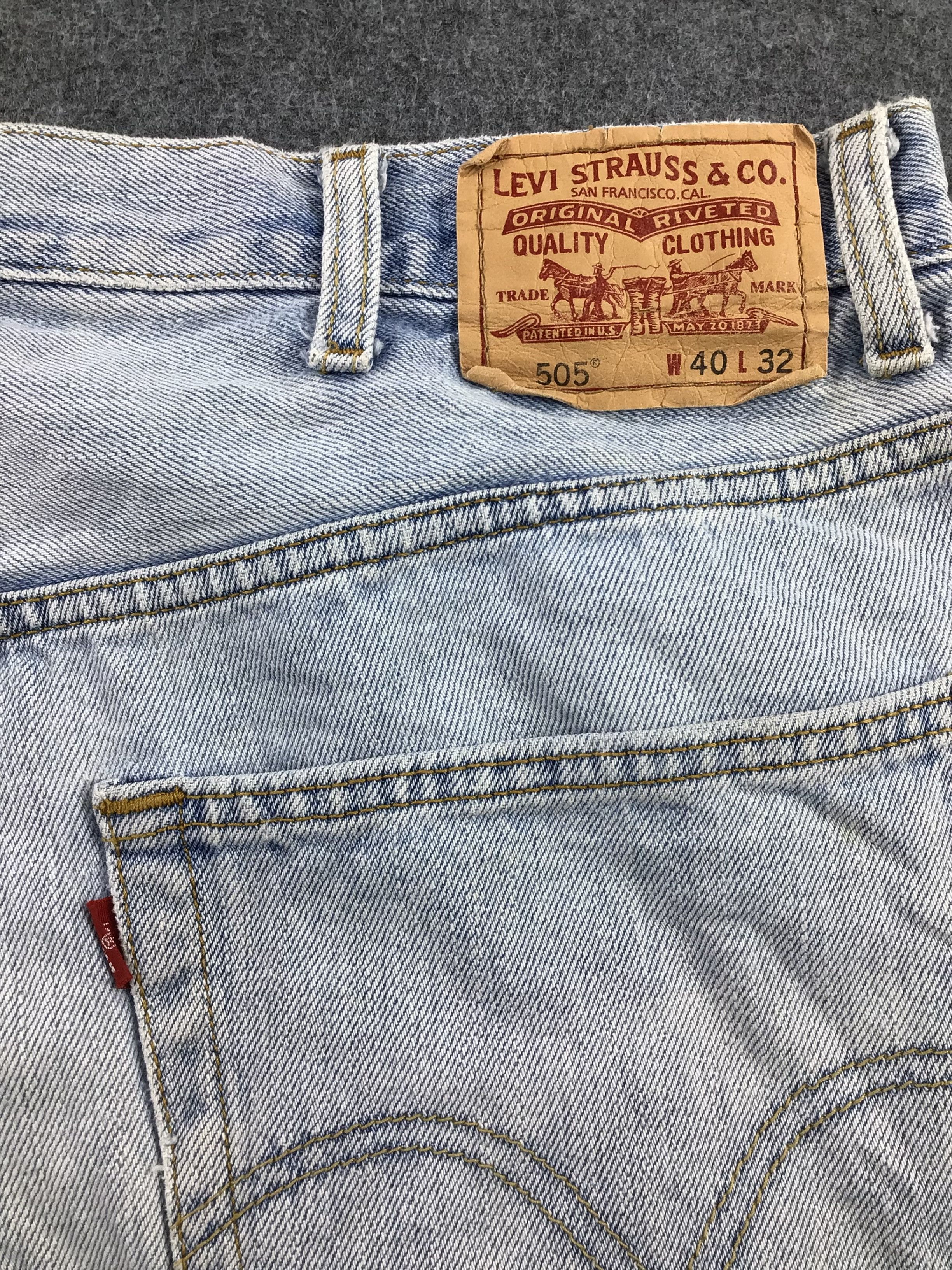 Levi's Vintage Levis 505 Jeans -J849 Size US 38 / EU 54 - 5 Thumbnail
