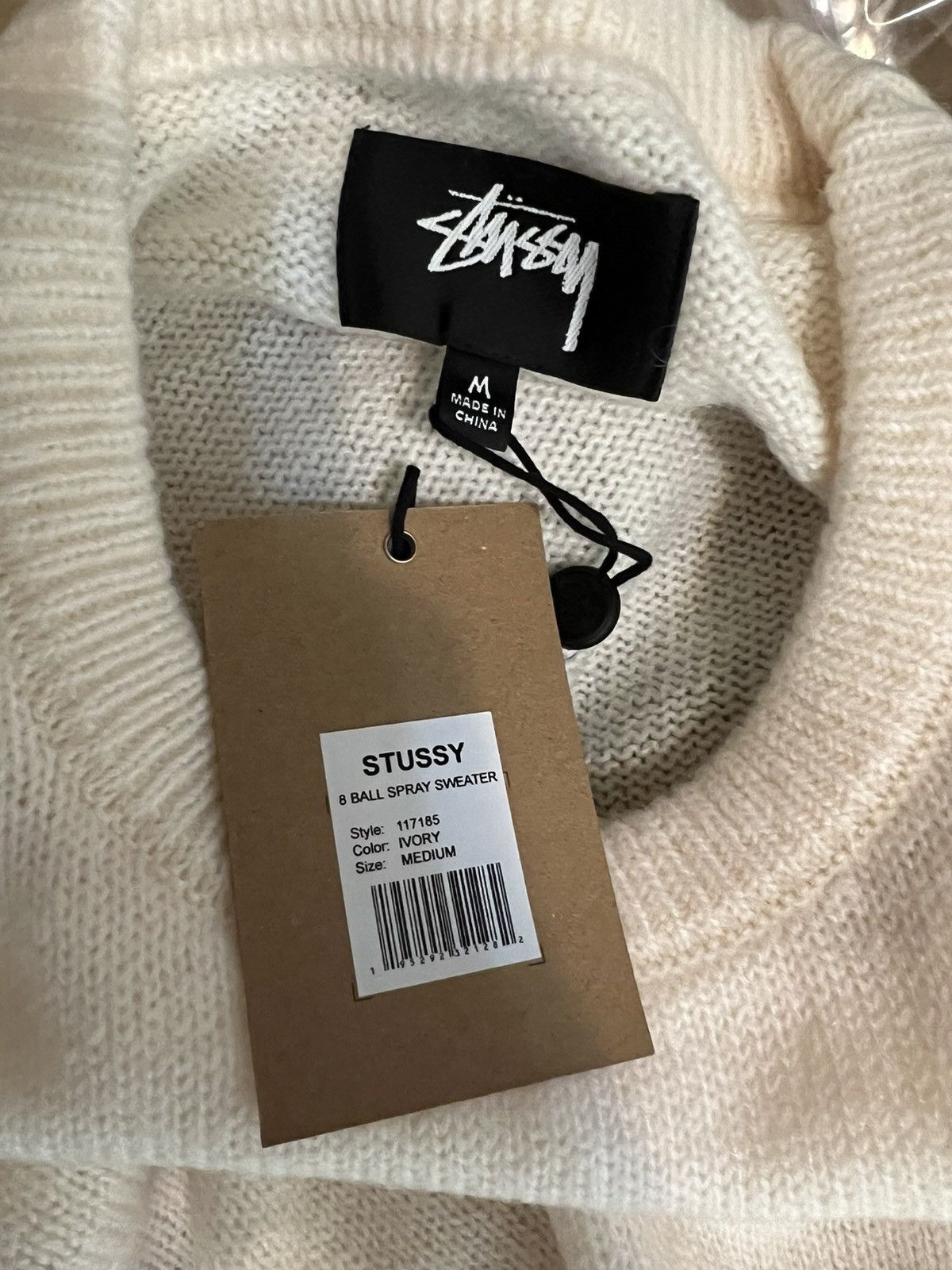 Stussy Stussy 8 ball spray sweater | Grailed