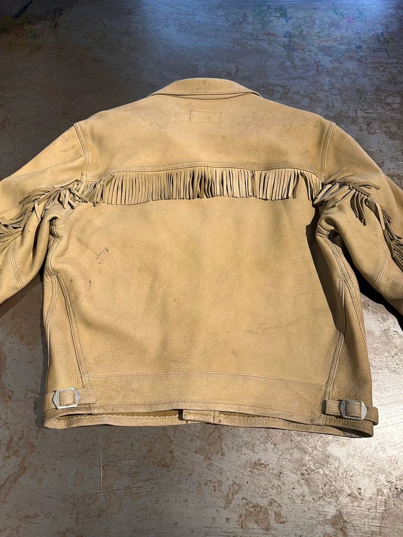RRL Ralph Lauren RRL Ralph Lauren Make old deer leather jacket with Indian Size US M / EU 48-50 / 2 - 3 Thumbnail