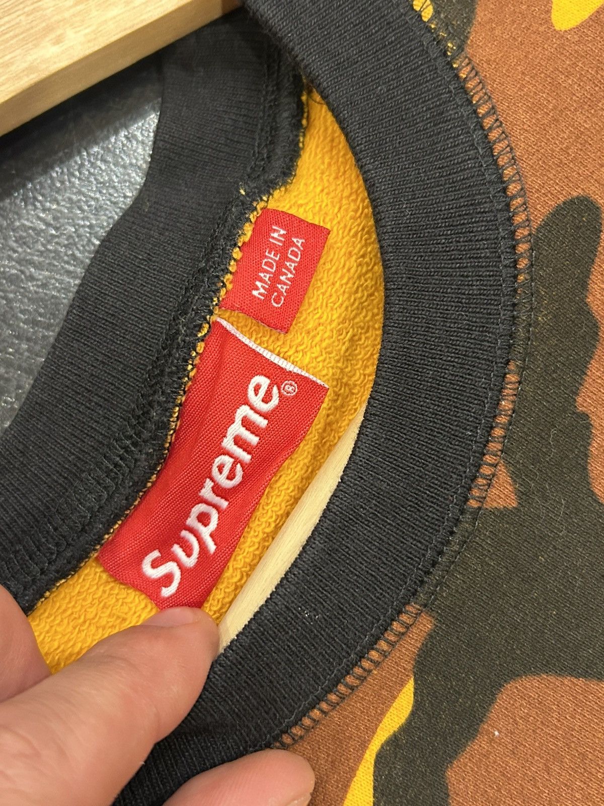 Supreme Supreme Camo Short Sleeve Crewneck Size US XL / EU 56 / 4 - 3 Thumbnail
