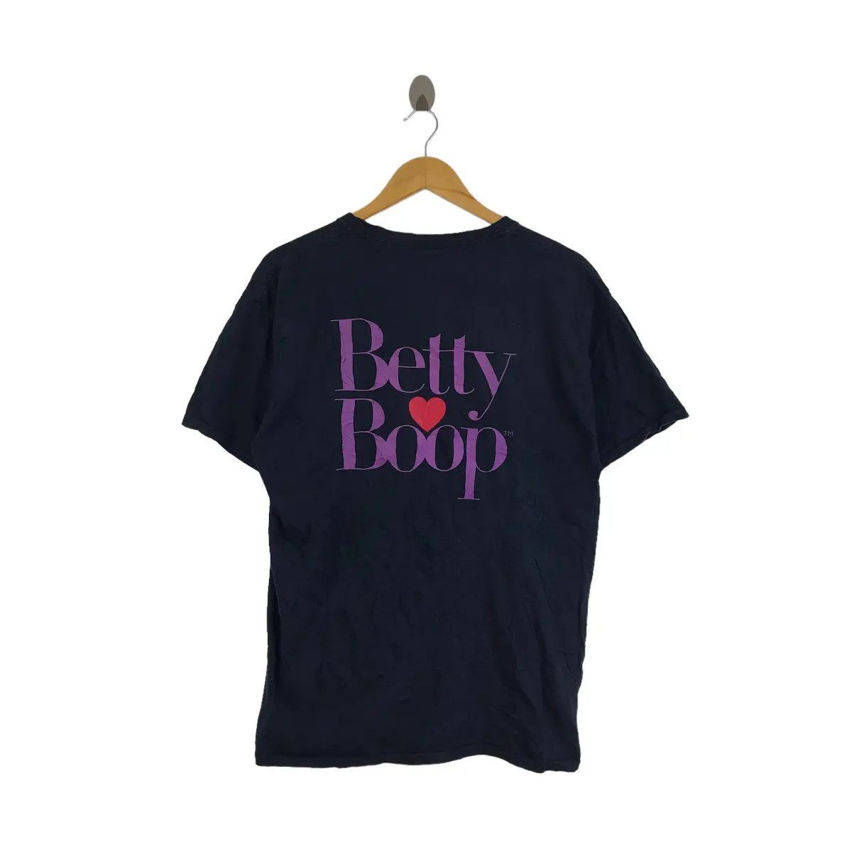 Vintage Vtg 90’ BETTY BOOP CARTOON Comic Monroe Pose Tee Shirt Size M / US 6-8 / IT 42-44 - 2 Thumbnail