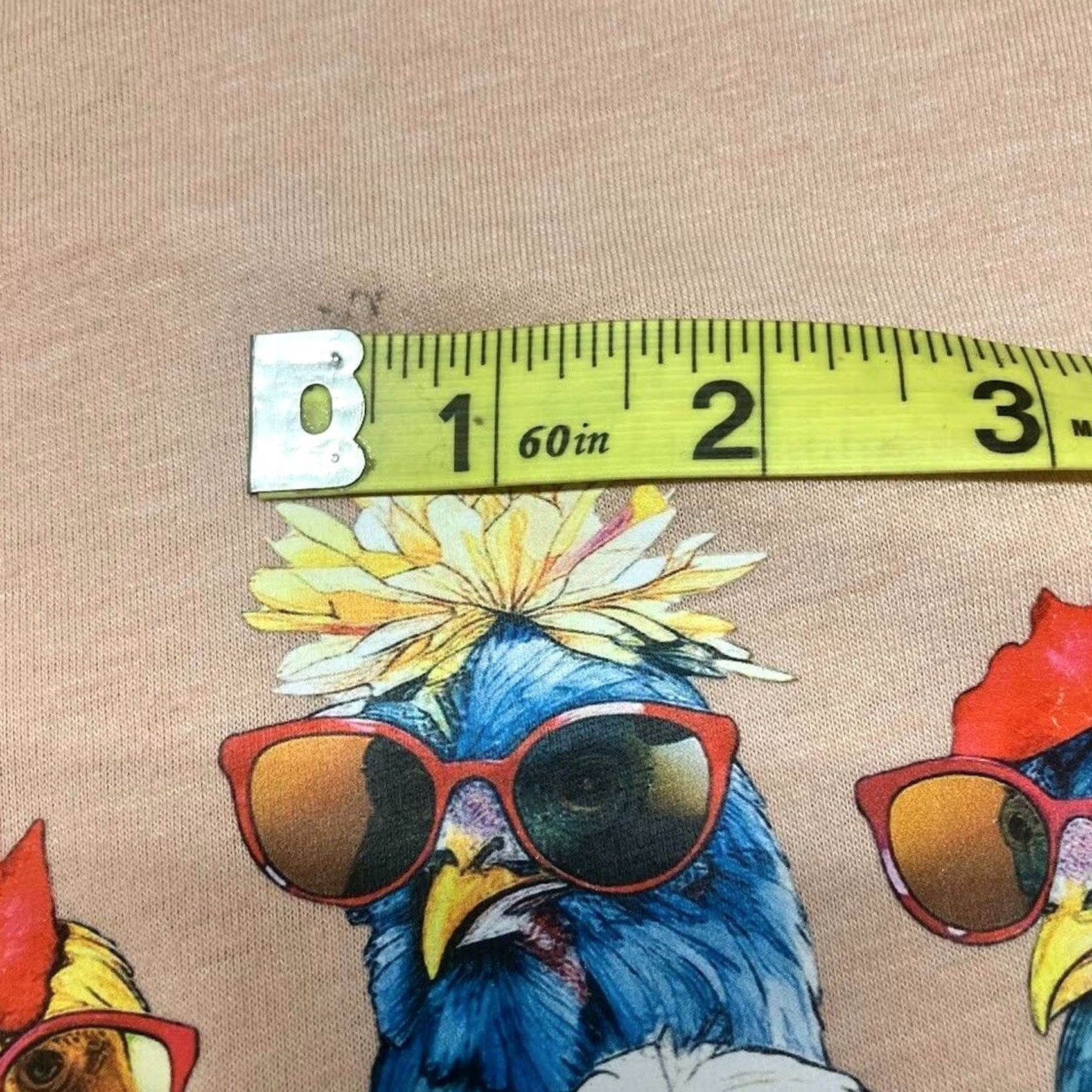 Vintage Funny Chickens Wearing Sunglasses Easter T-Shirt Size S Women's Size S / US 4 / IT 40 - 7 Thumbnail