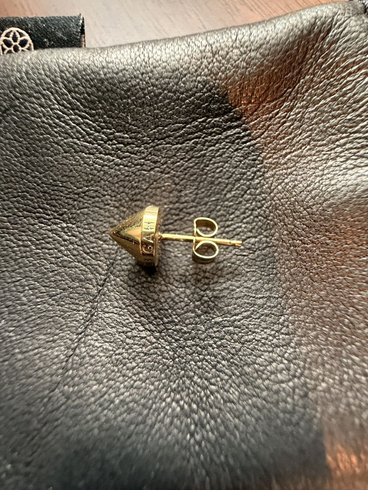 GOOD ART HLYWD Spike Stud Earring Solid 22k Gold Size ONE SIZE - 3 Thumbnail