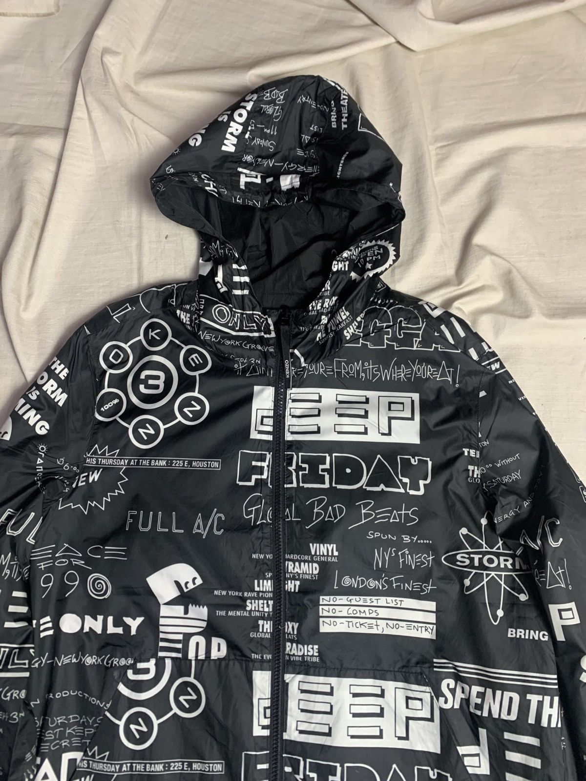 Vintage Kenzo Reversible Jacket in Black, Men's (Size M) — image 2 of 5