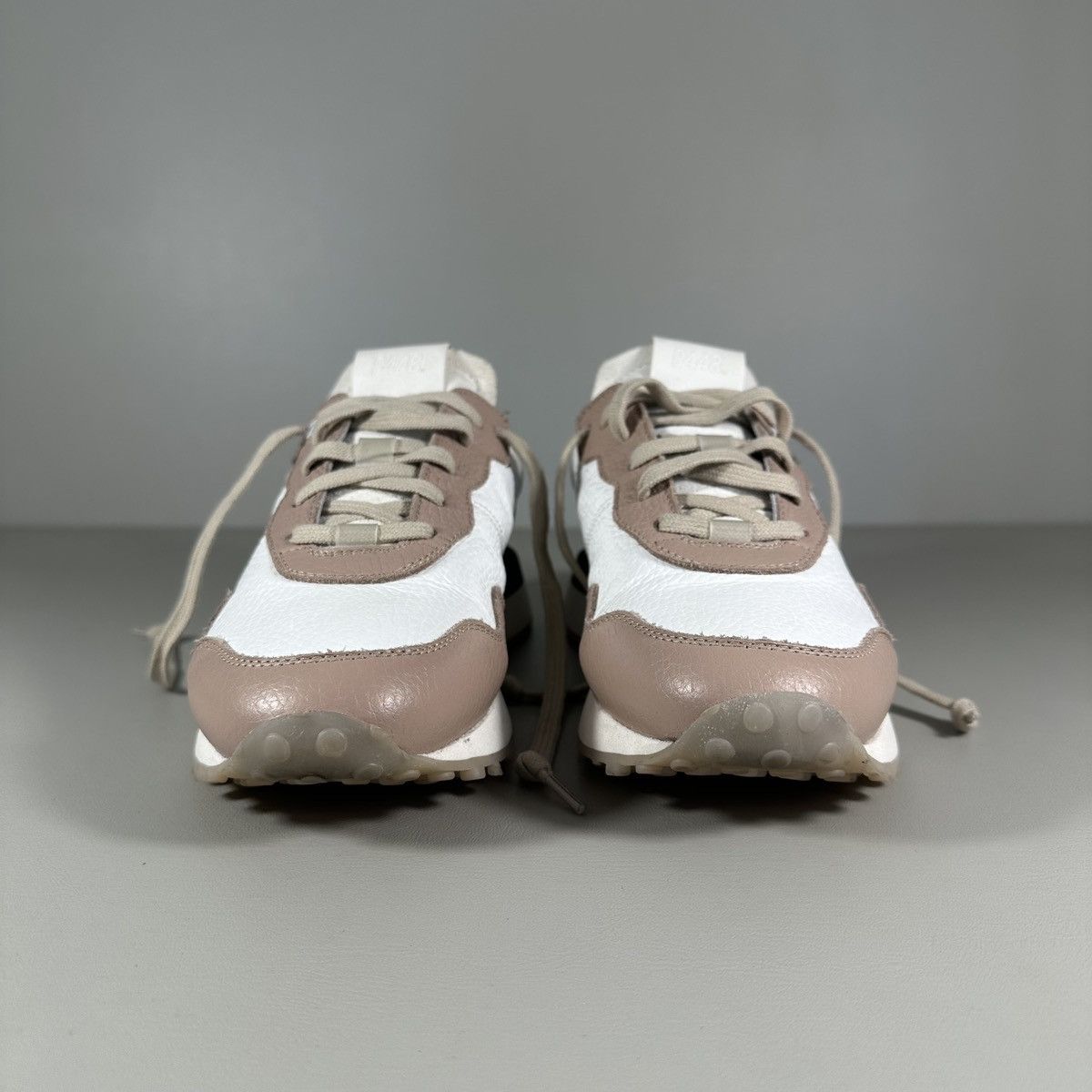 P448 P448 Cancun White / Rose Leather Sneakers Size US 8 / IT 38 - 3 Thumbnail