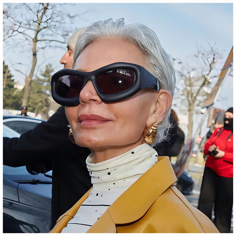 Electric Visual Punk Street ins style custom avant-garde sunglasses Size ONE SIZE - 4 Thumbnail