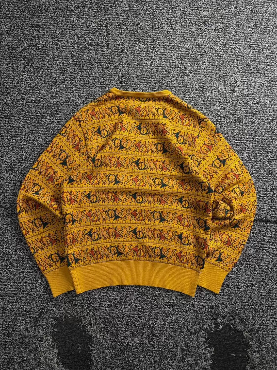 Christian Dior Monsieur Dior Vintage Unique Tudor Rose Unisex Knit Sweater Size M / US 6-8 / IT 42-44 - 5 Thumbnail